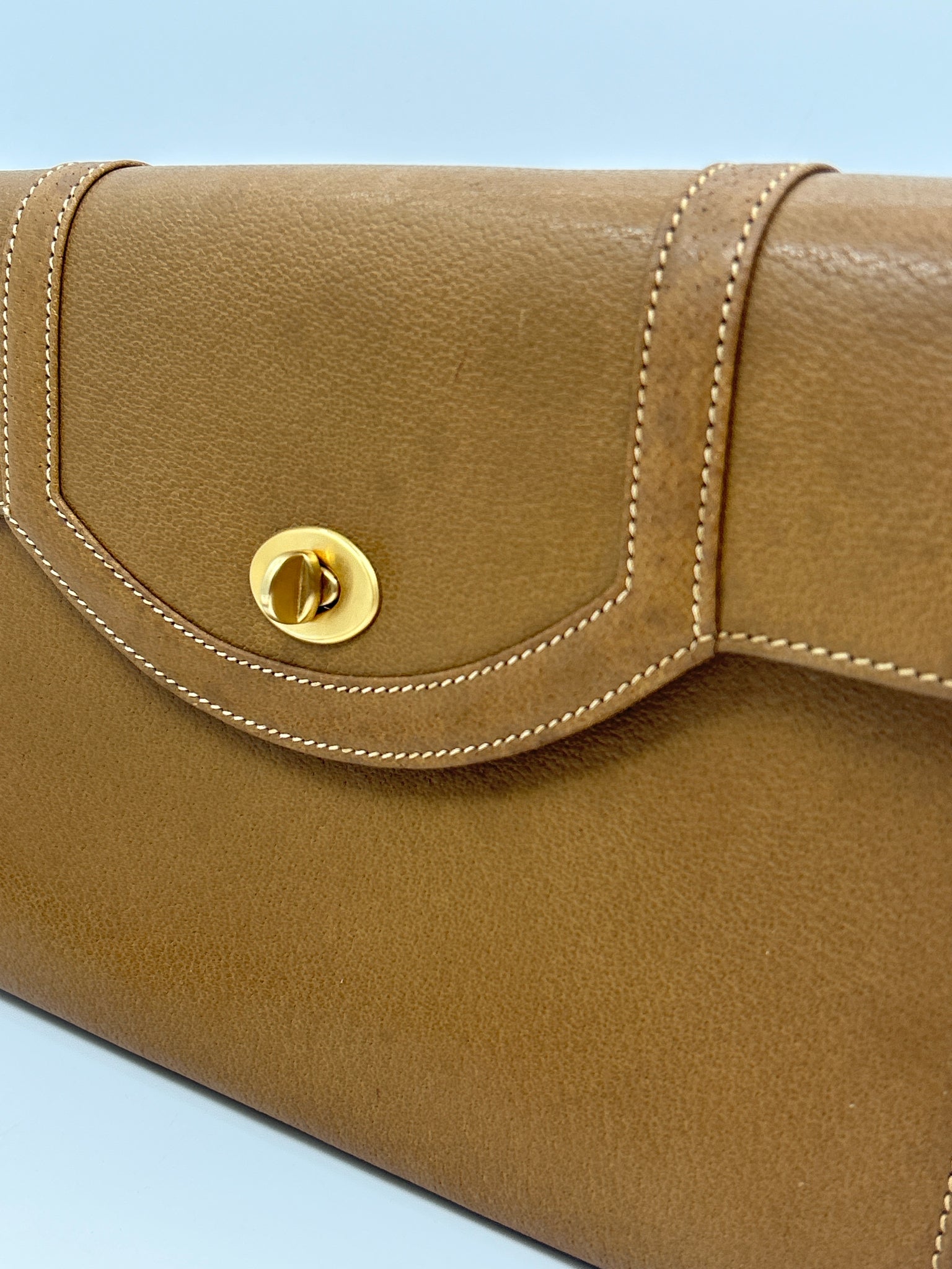 GUCCI Vintage Tan Women Purse