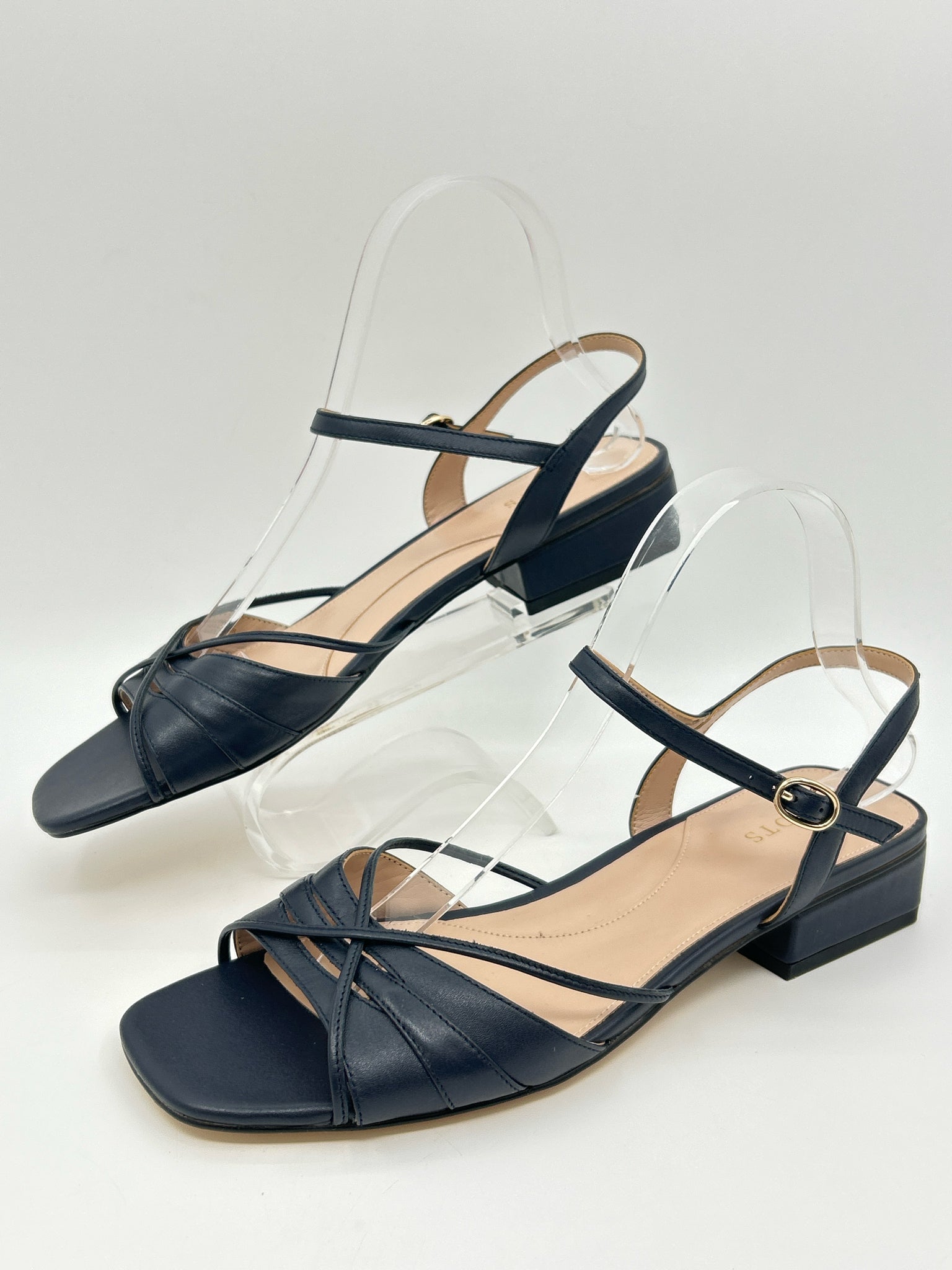 TALBOTS Size 10M Navy Women Sandal