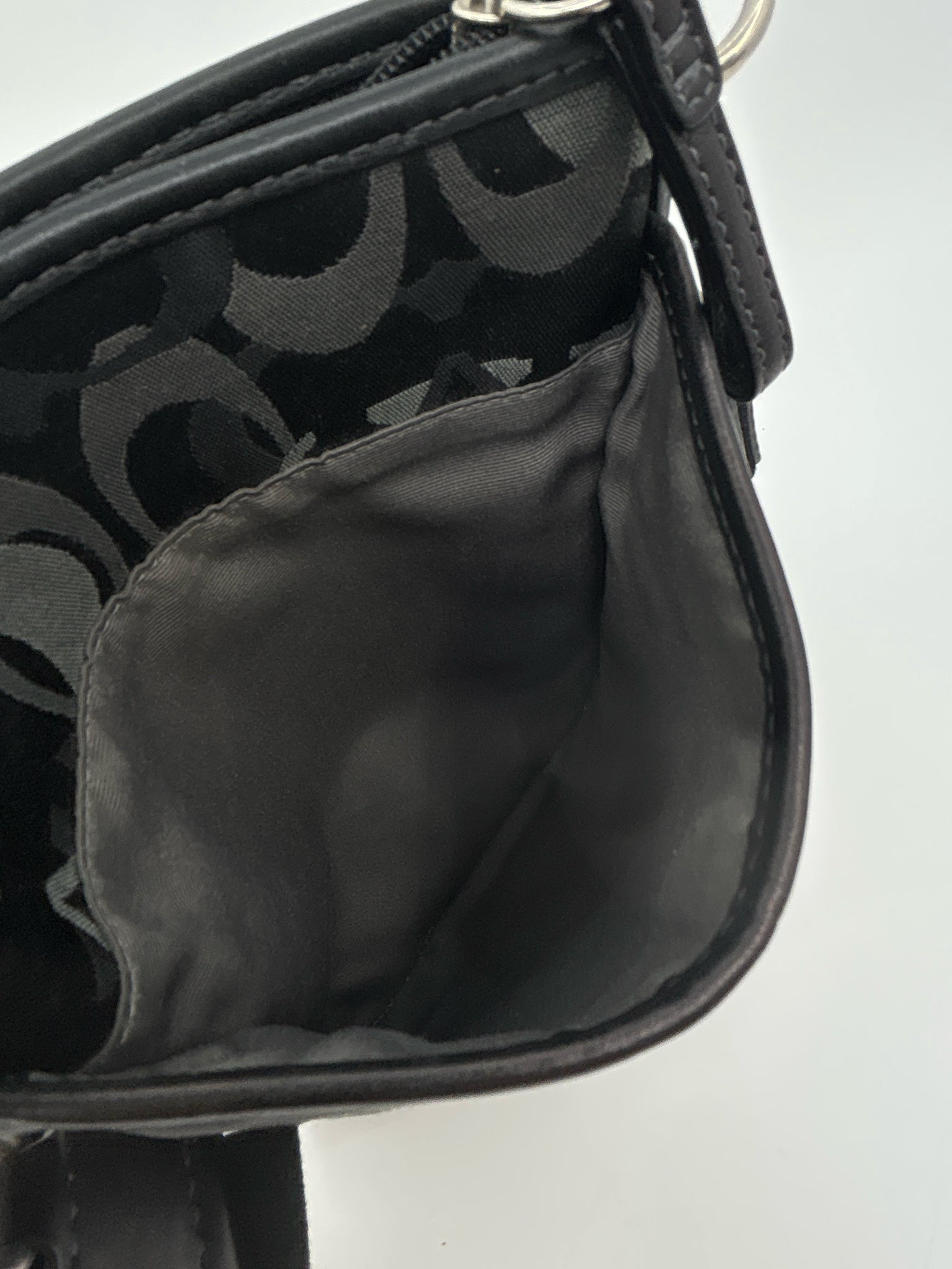 COACH black and grey Women Purse