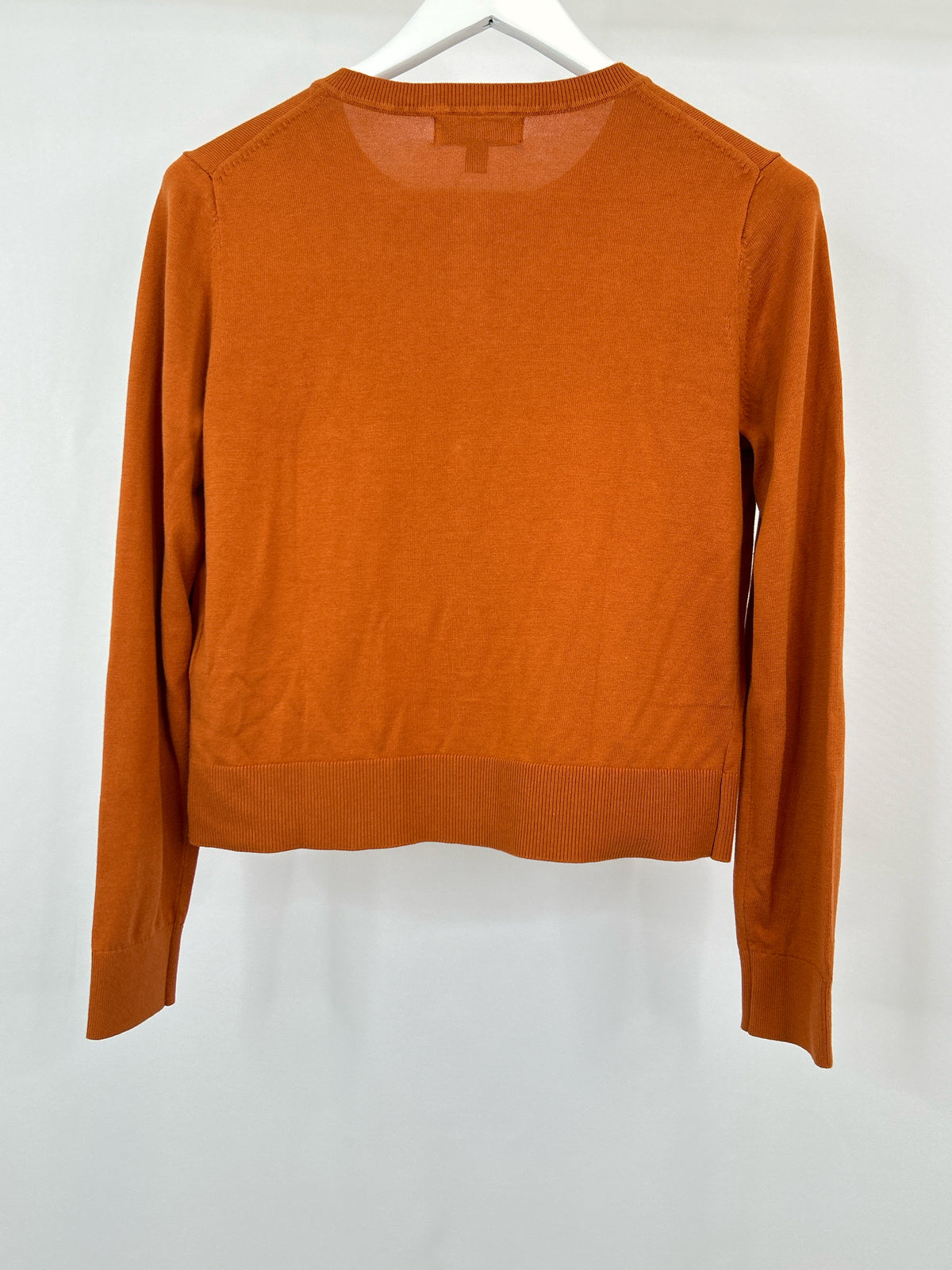 BANANA REPUBLIC Factory Size M Orange Women Cardigan