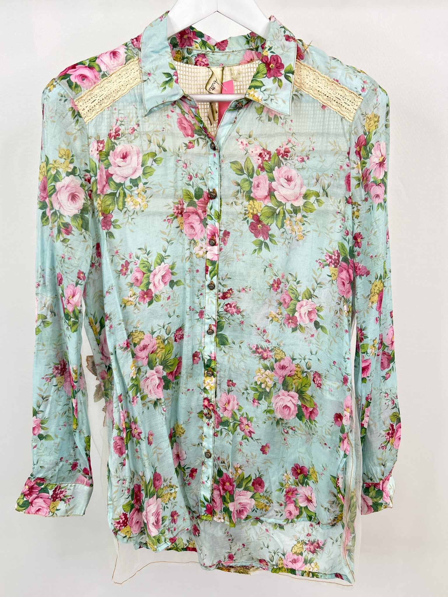 ARATTA Size M light blue Women Shirt