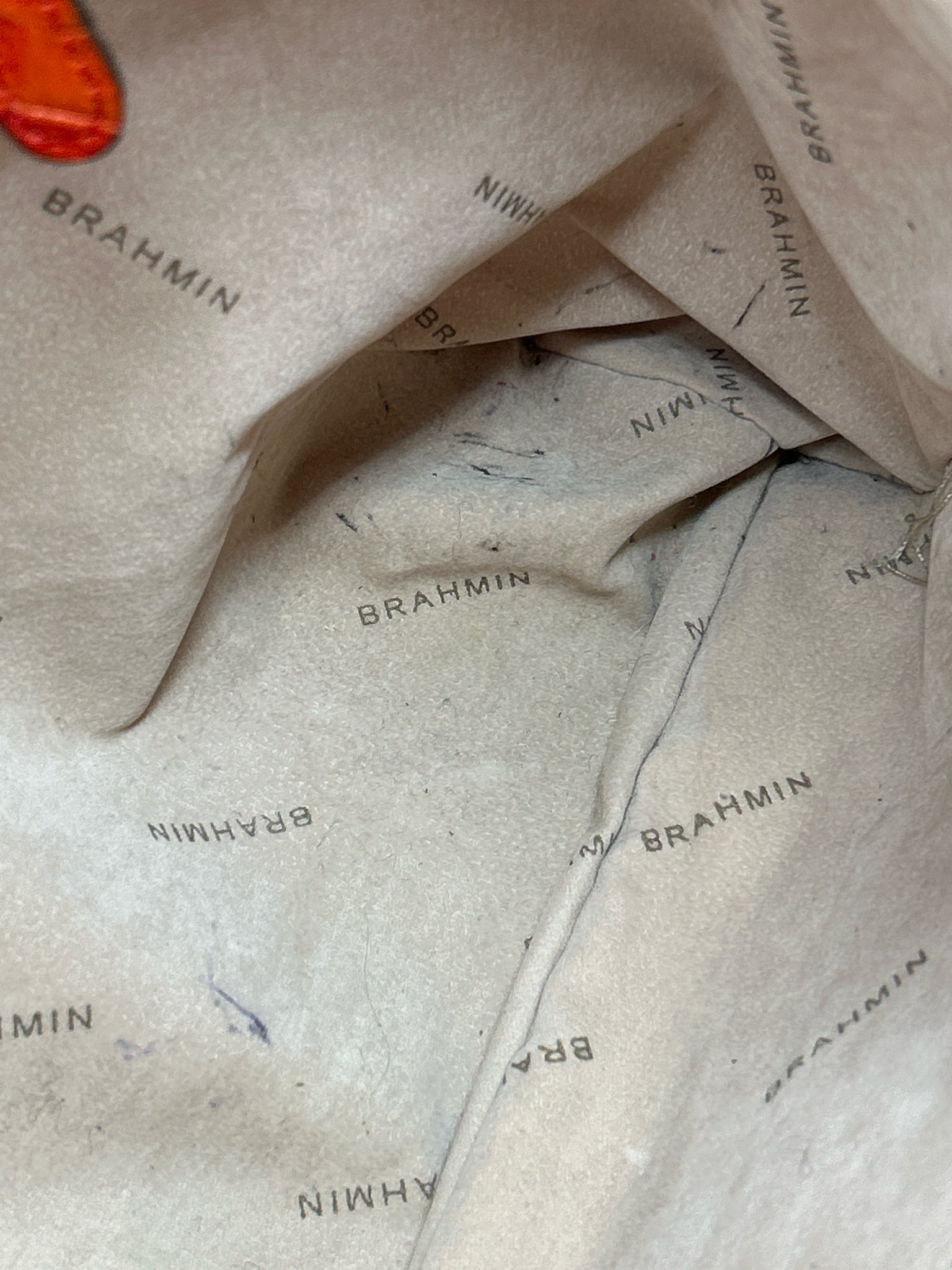 BRAHMIN Orange Women Purse