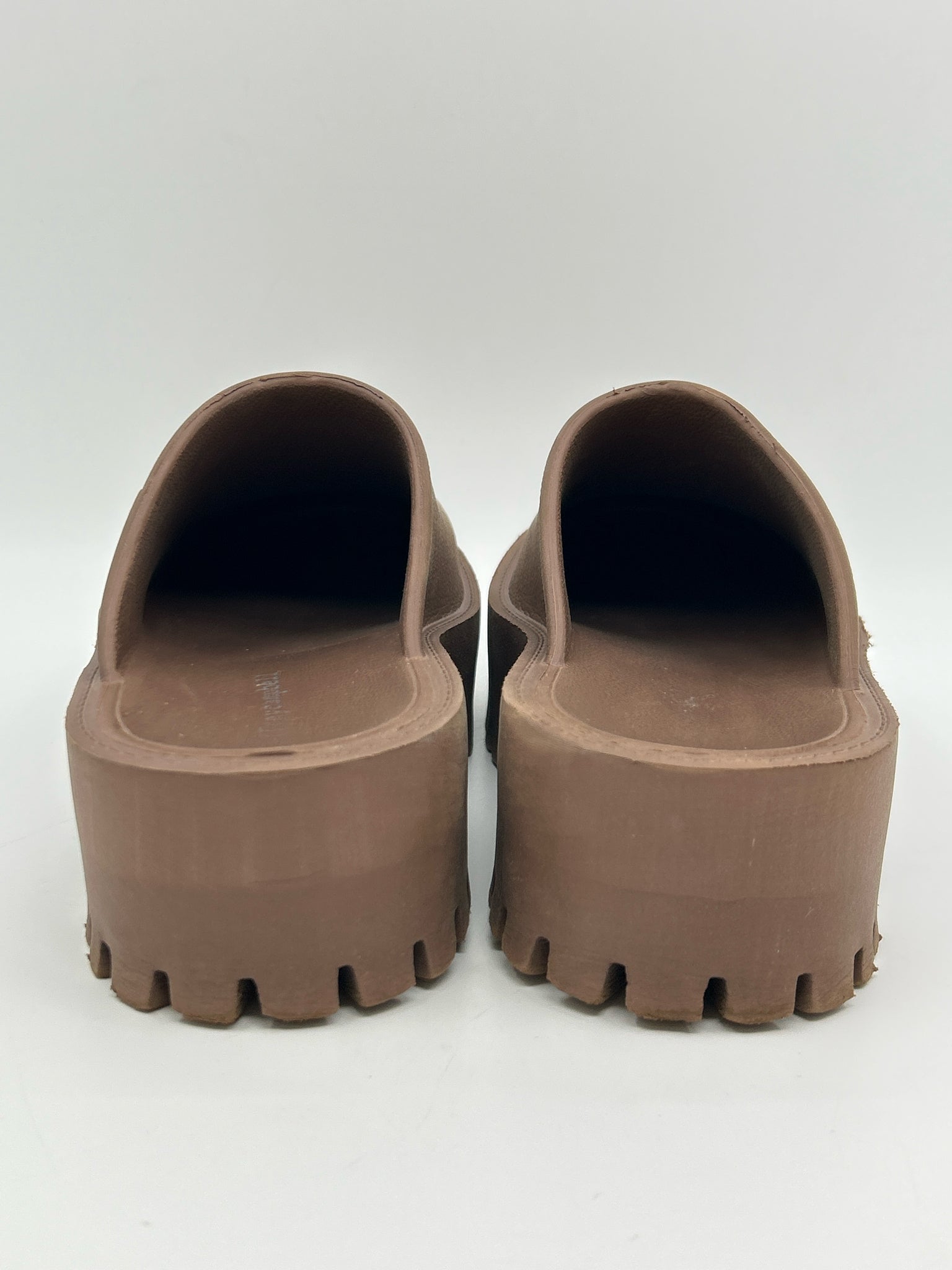 JEFFREY CAMPBELL Size 8 Brown Women Clogs