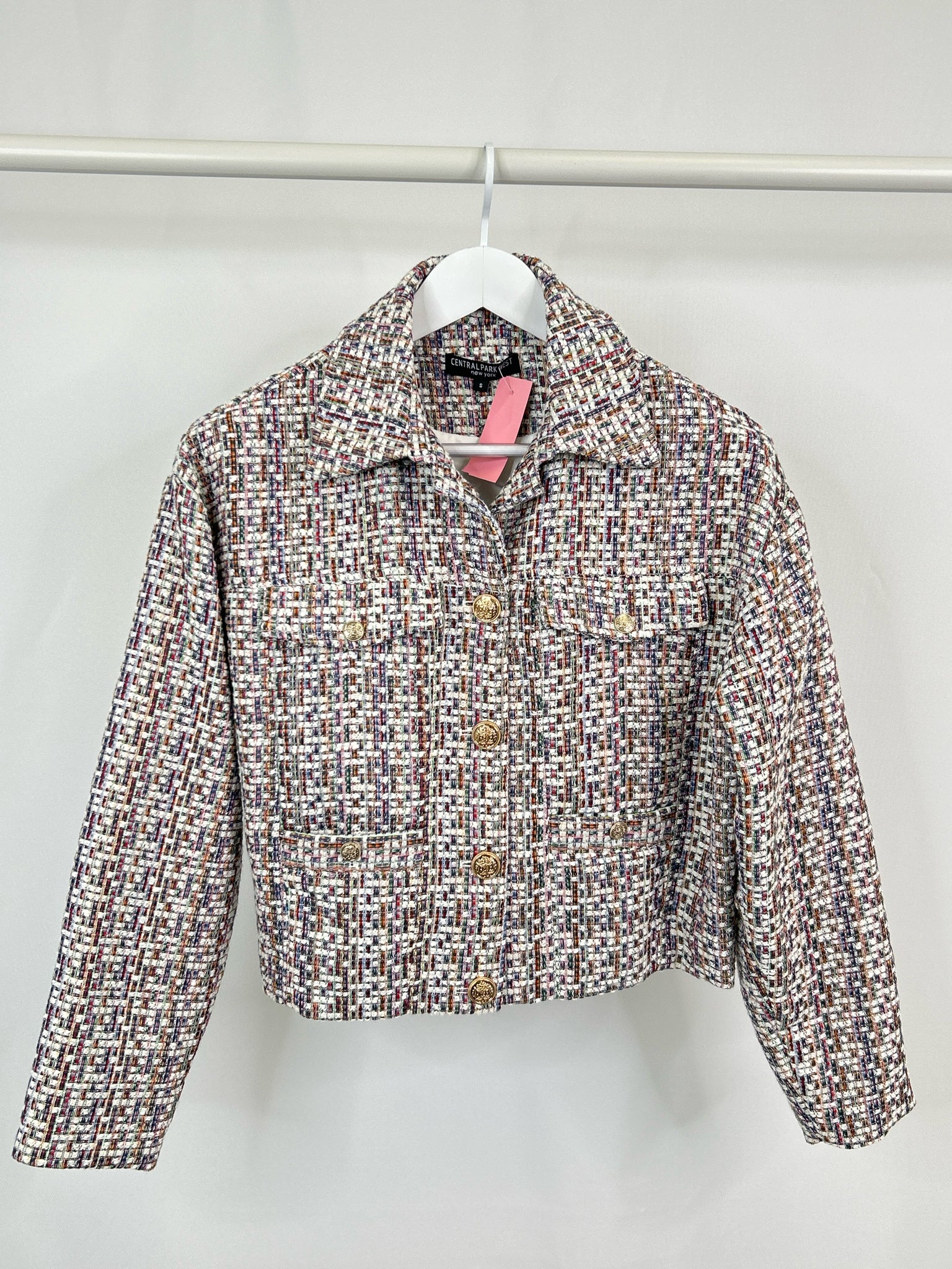CENTRAL PARK WEST Size S Multi-Color Women Jacket