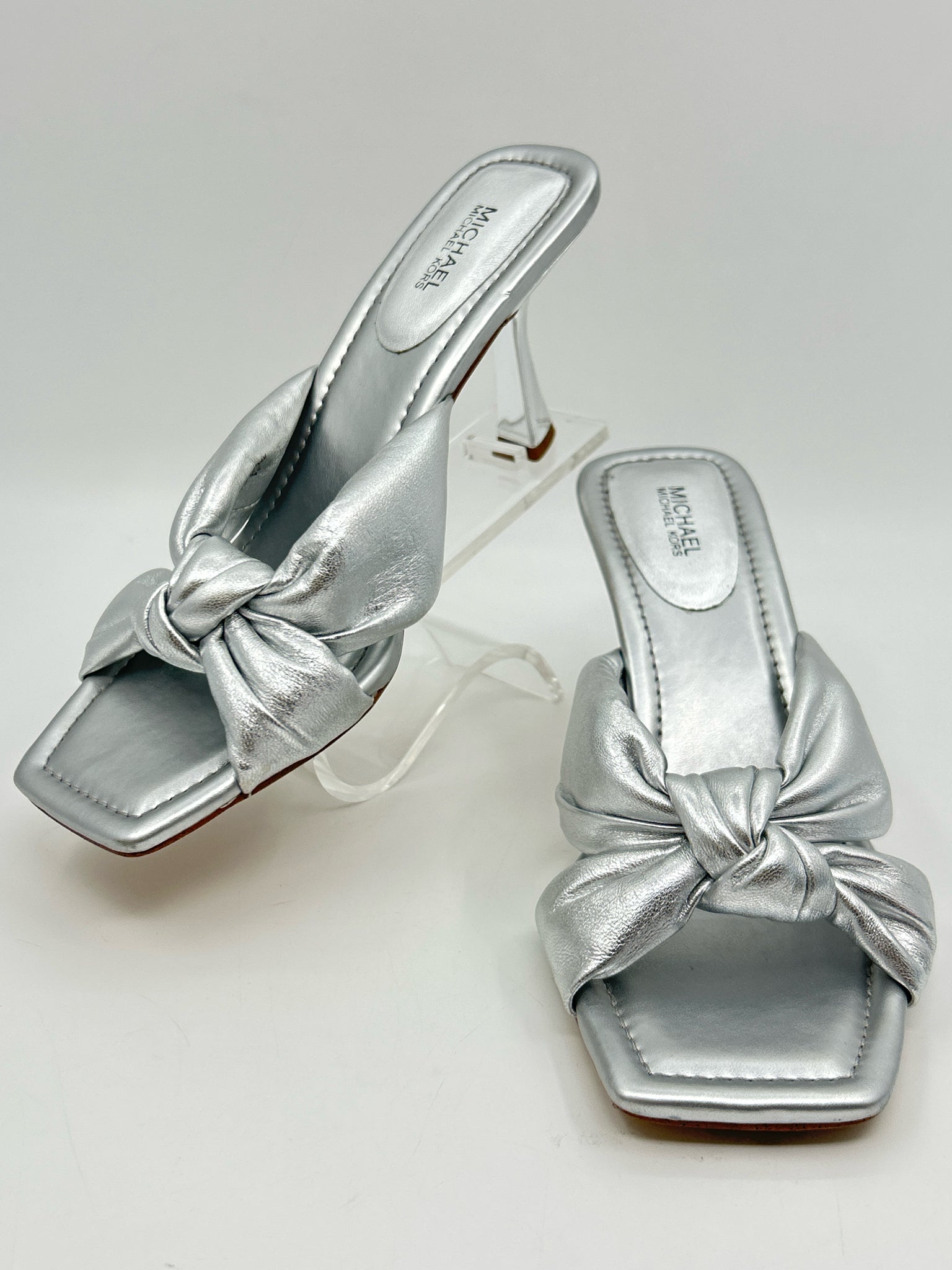 MICHAEL MICHAEL KORS Size 9M Silver Metallic Women Sandal