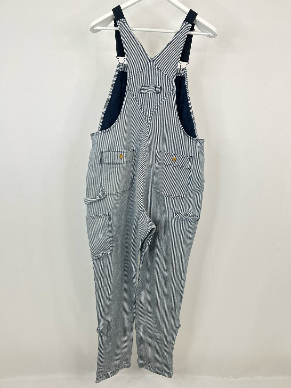 DULUTH TRADING COMPANY Size L blue and white Women Overall