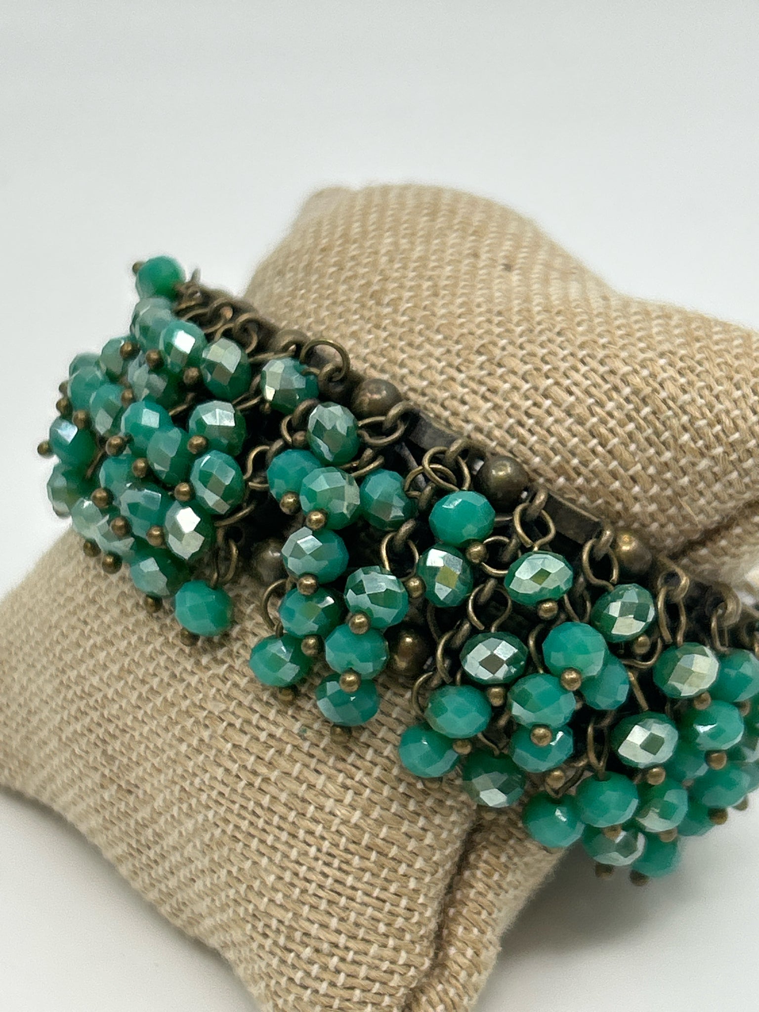 PLUNDER Gold & Turquoise Bracelet