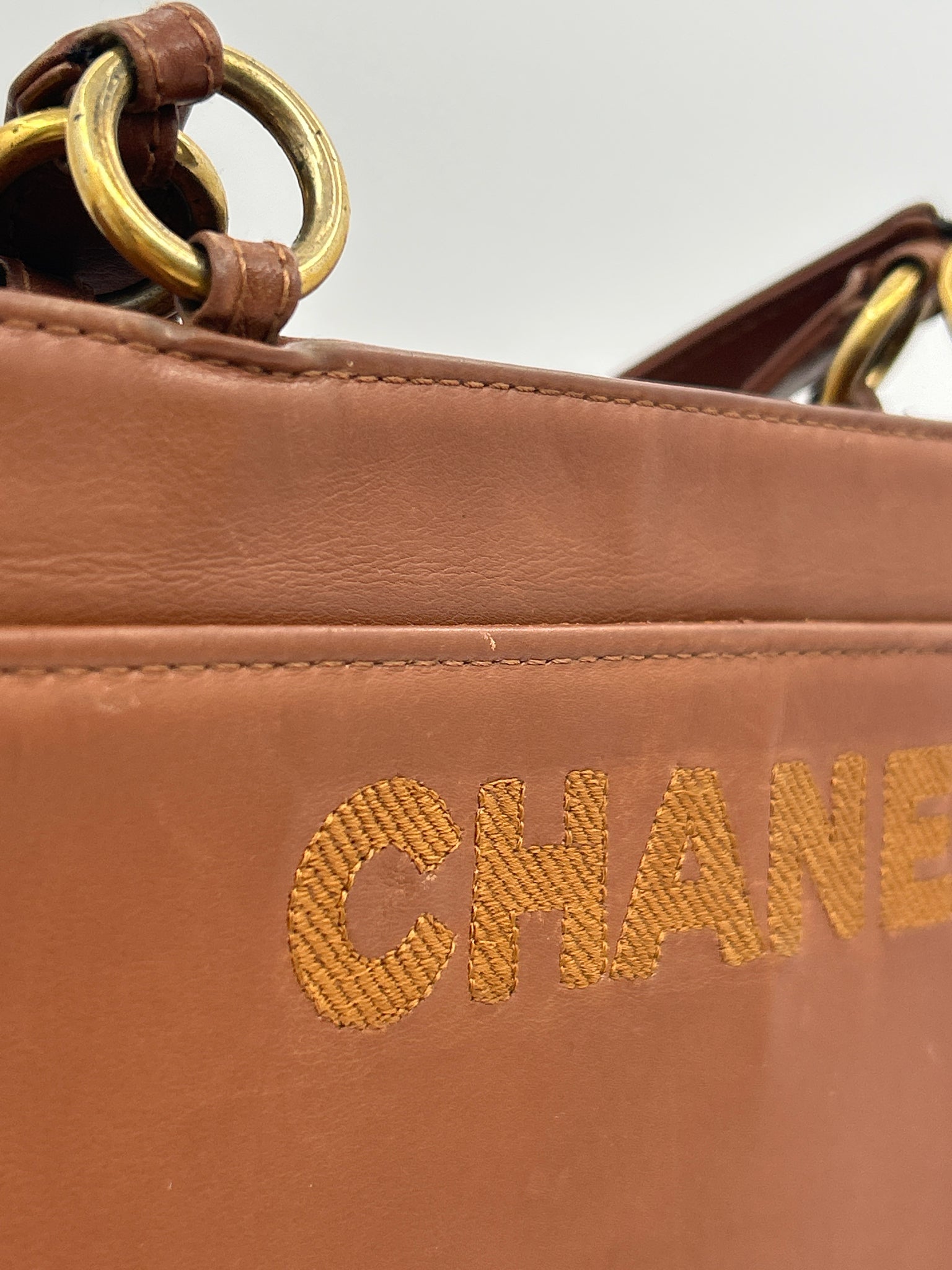 CHANEL Vintage 1998 Brown Women Tote