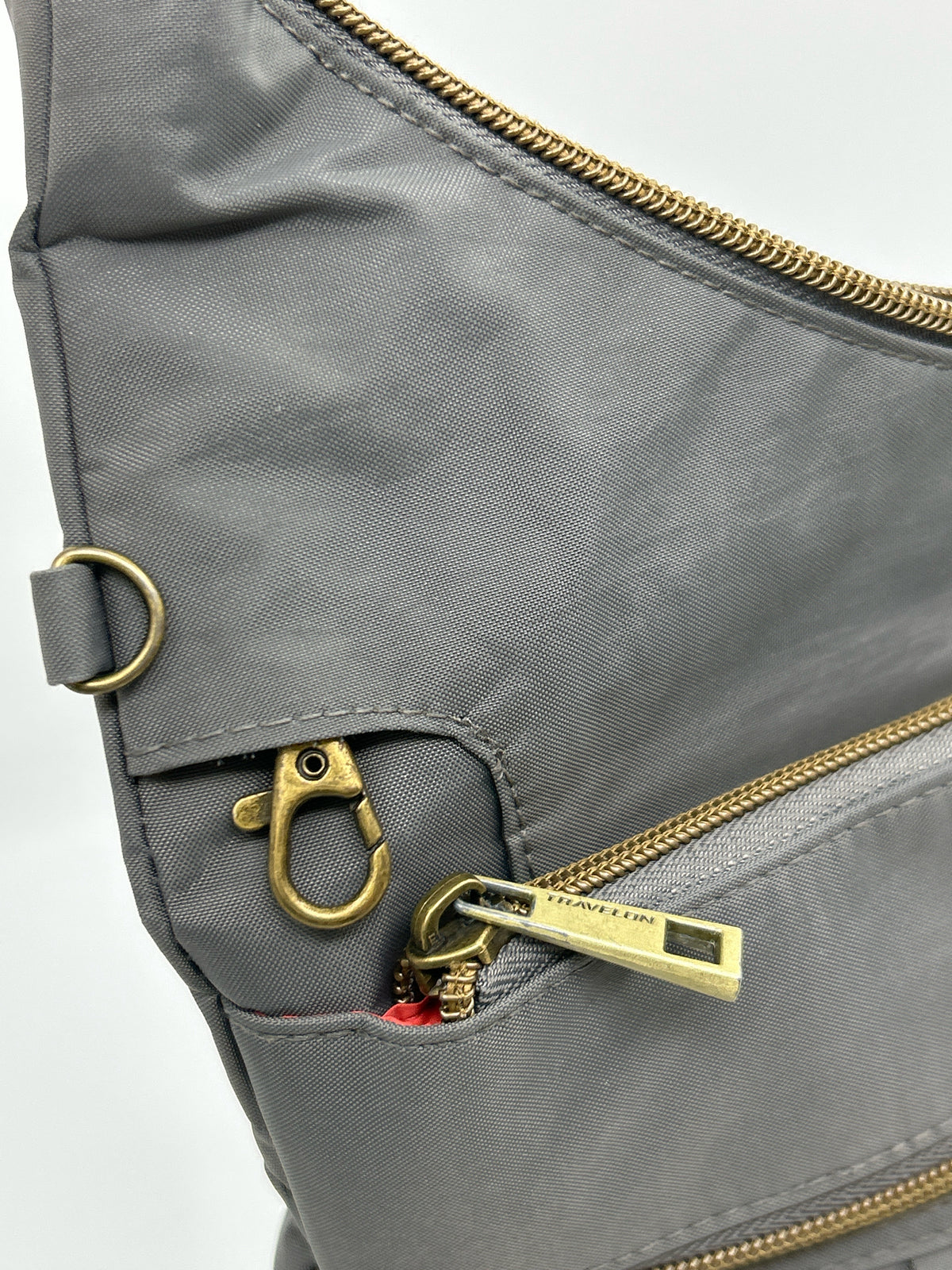 TRAVELON Grey Women Purse