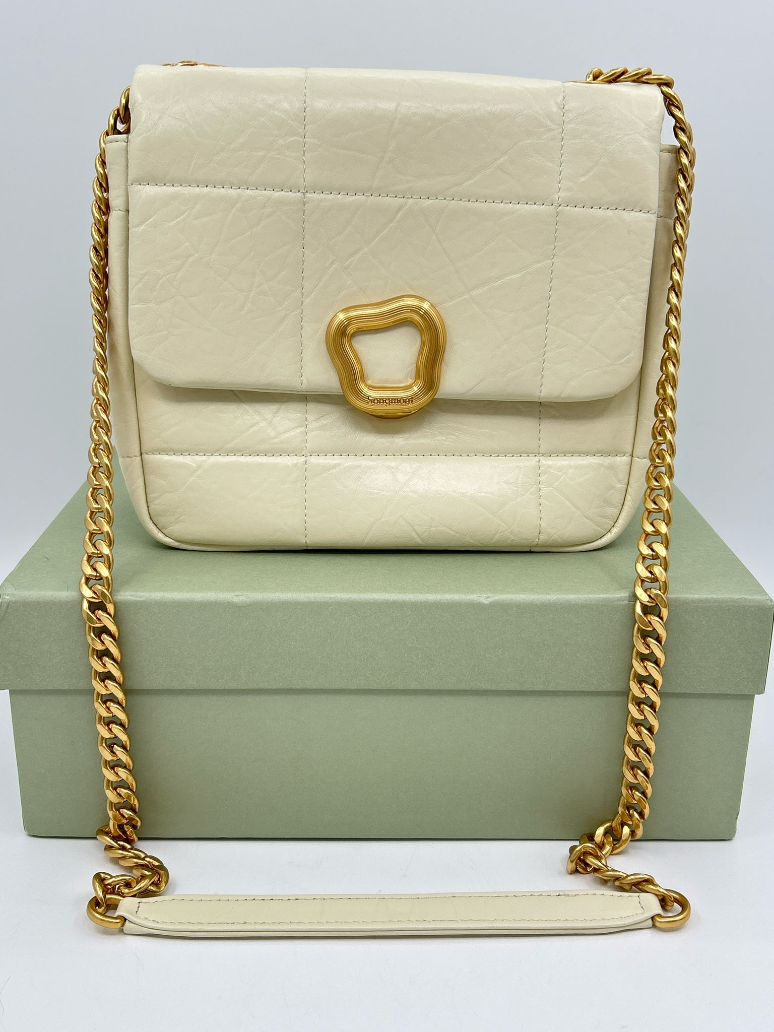 Songmont Cream Women Purse