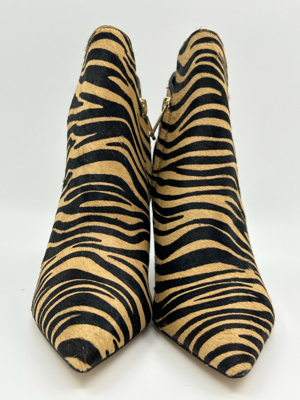 SAM EDELMAN Size 8.5 BEIGE AND BLACK Women Booties