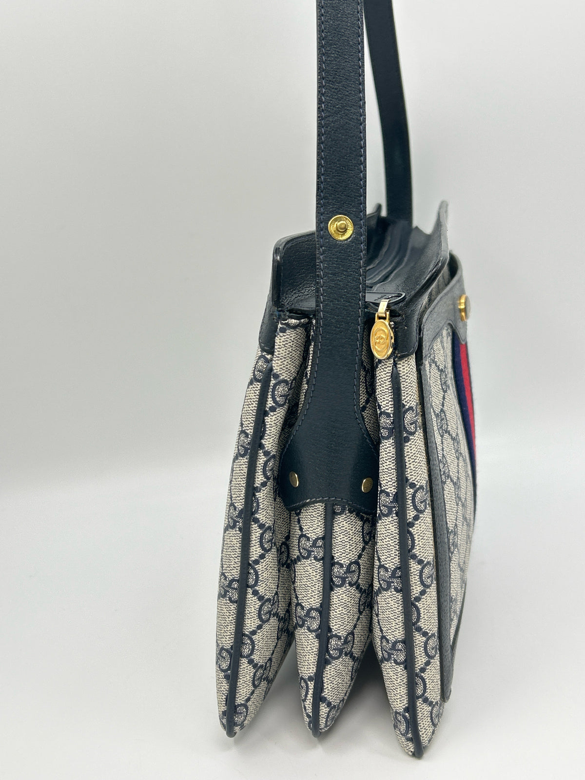 GUCCI Blue Monogram Women Purse