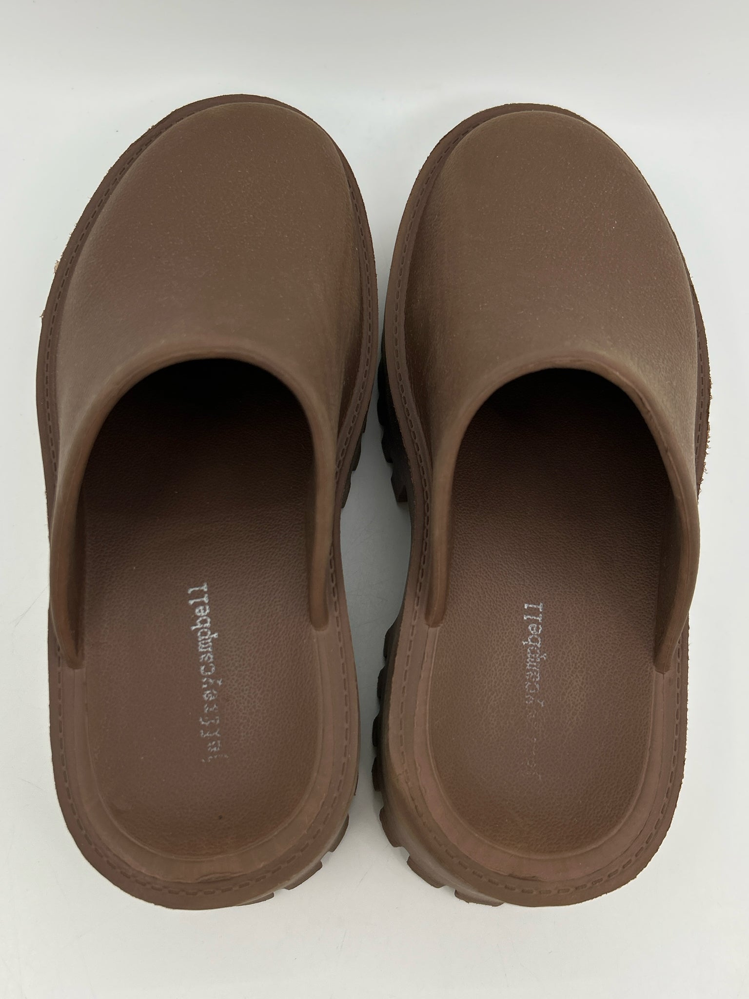 JEFFREY CAMPBELL Size 8 Brown Women Clogs