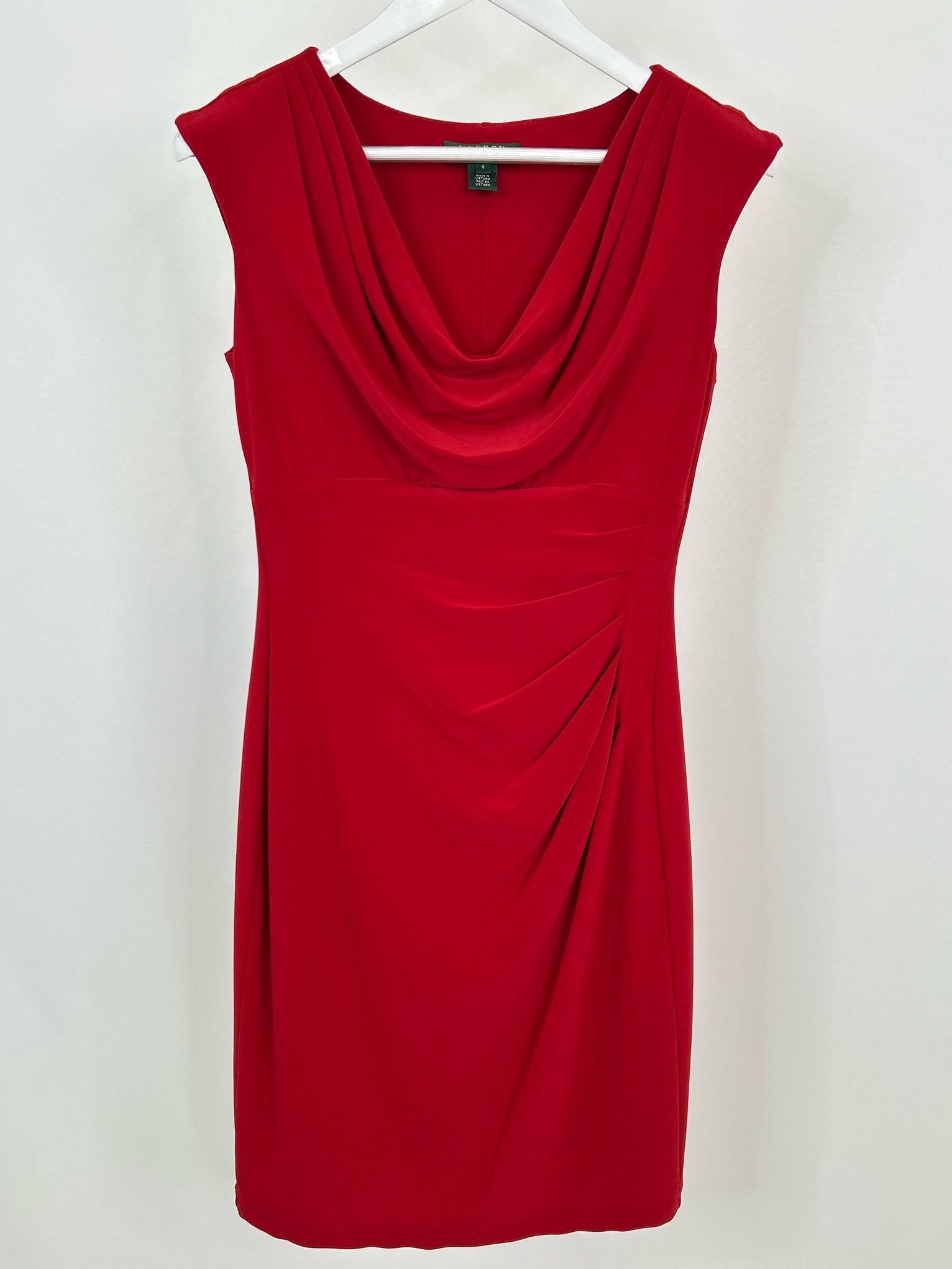 Lauren Ralph Lauren Size 8 Red Women Dress