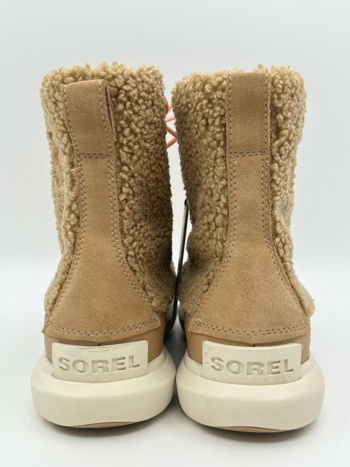 SOREL Size 7.5 BEIGE AND PINK Women Booties