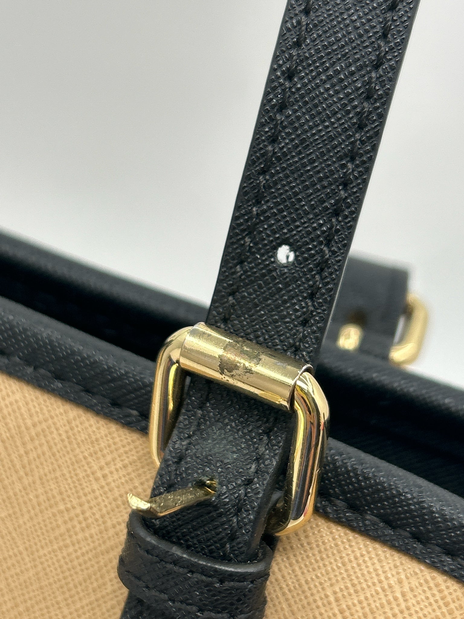 CALVIN KLEIN Beige & Black Women Tote