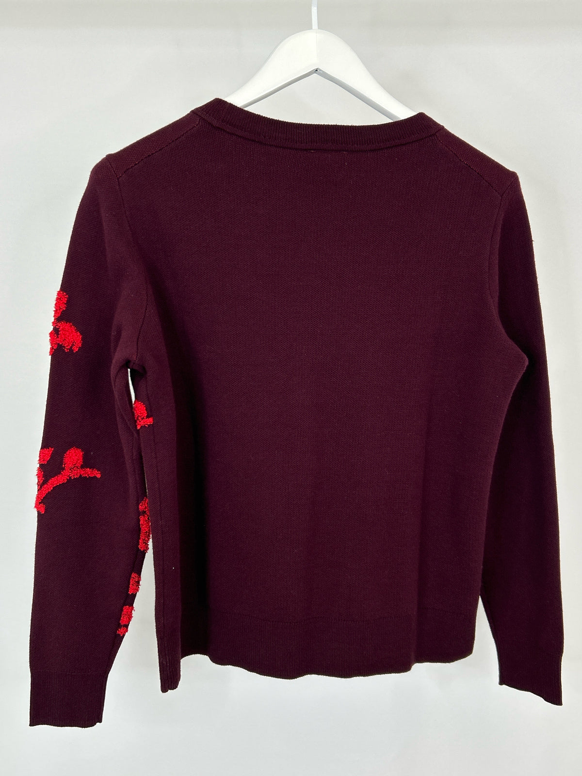 TALBOTS Size S Burgundy Women Sweater