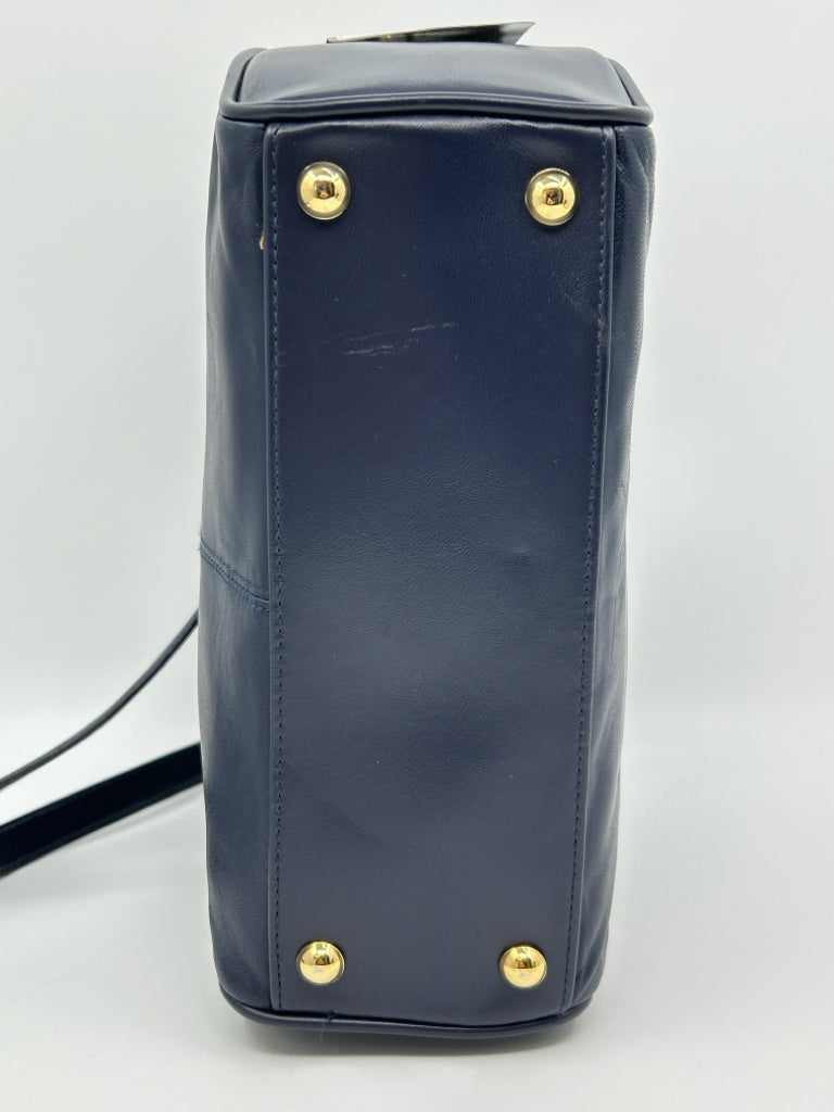 SERETA Navy Women's Italian Leather Purse NWT