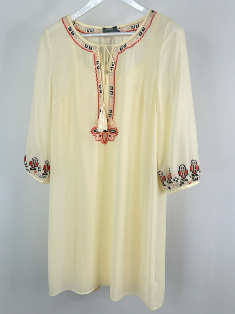NEIMAN MARCUS Size 14 Cream Women's 2-Piece w/dress