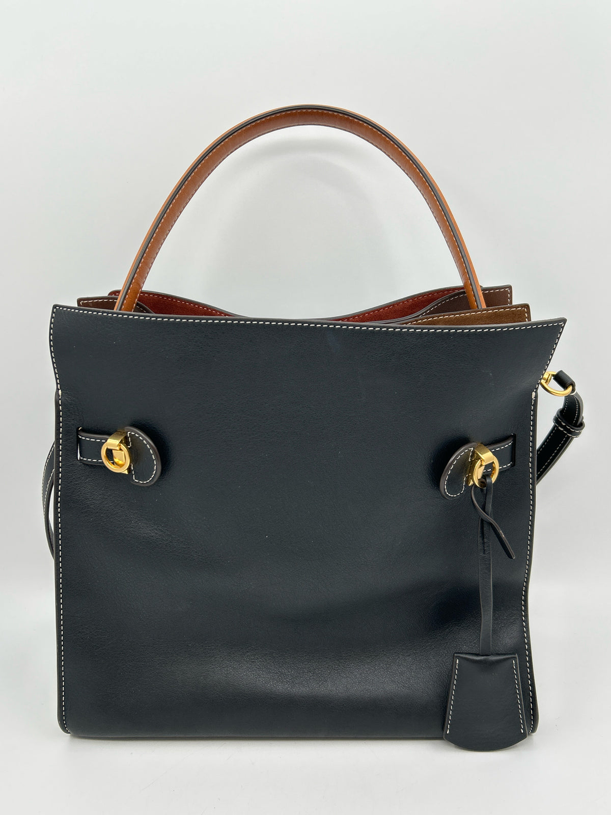 TORY BURCH Black & Brown Women Purse