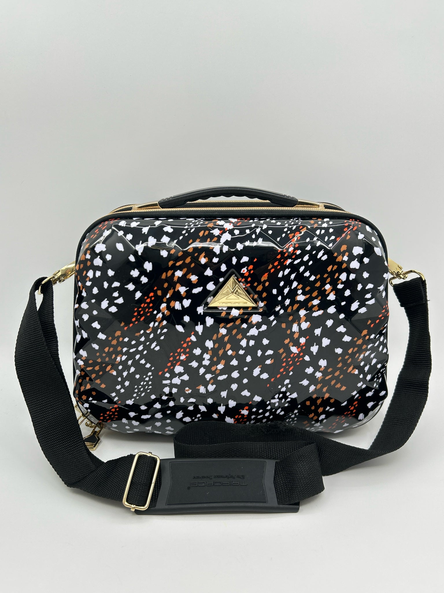 Triforce Black Print Beauty Case