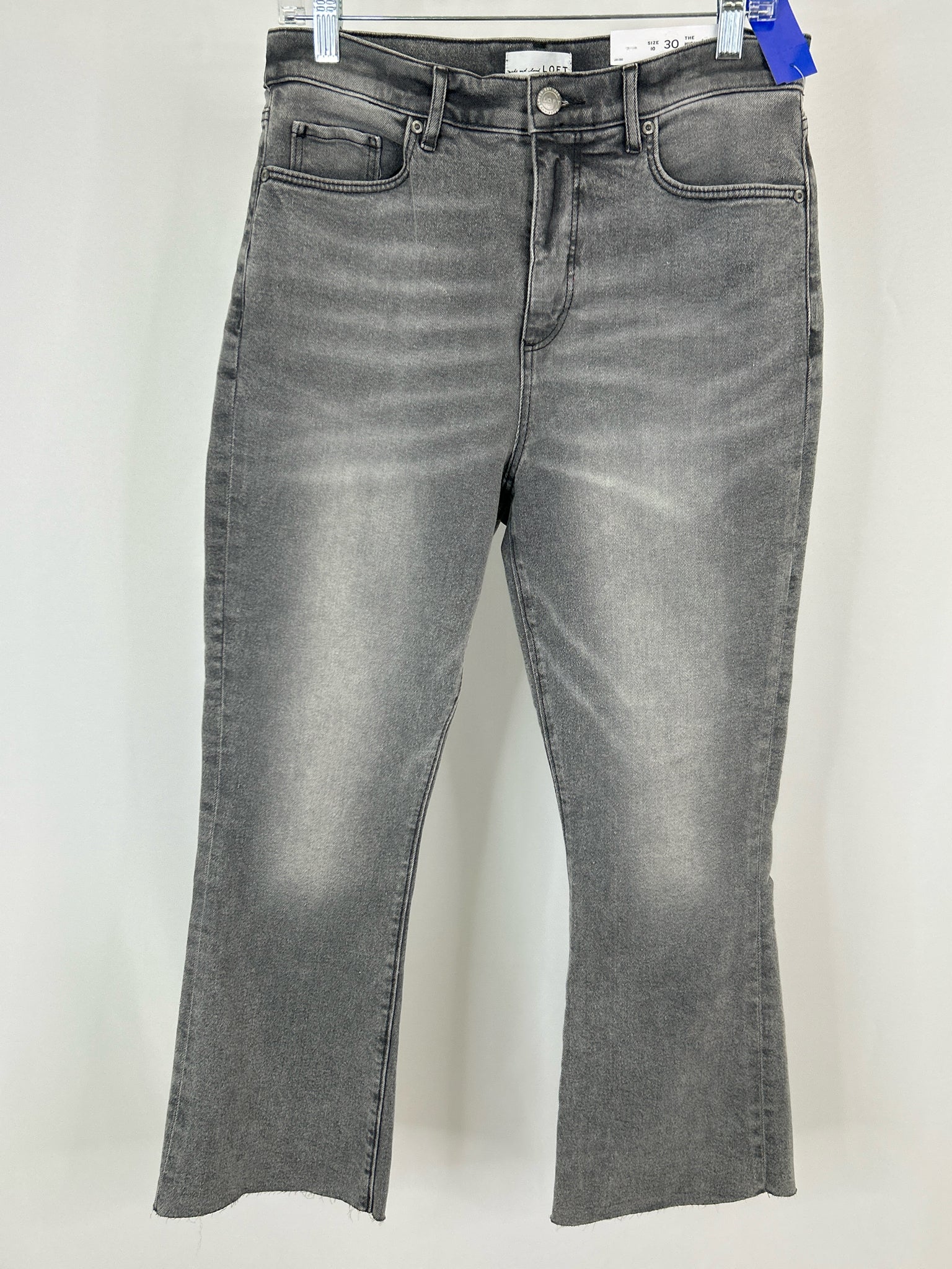 LOFT Size 10 Grey Denim Women Jeans NWT