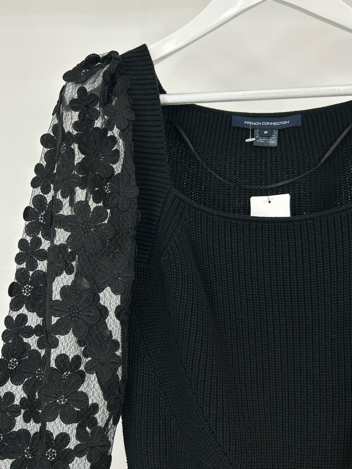FRENCH CONNECTION Size M Black Women Sweater