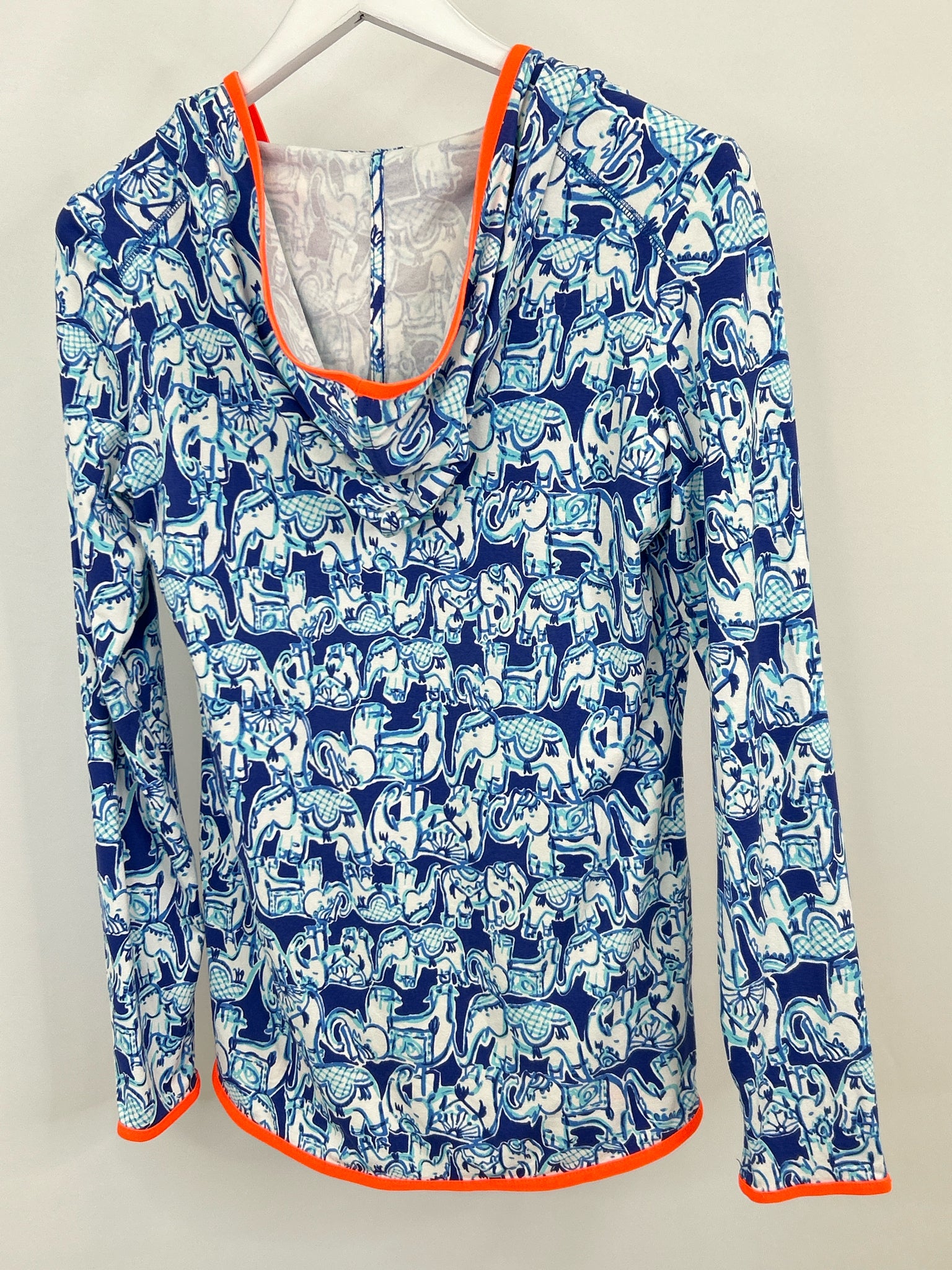 LILLY PULITZER Size S Blue Print Women Pullover