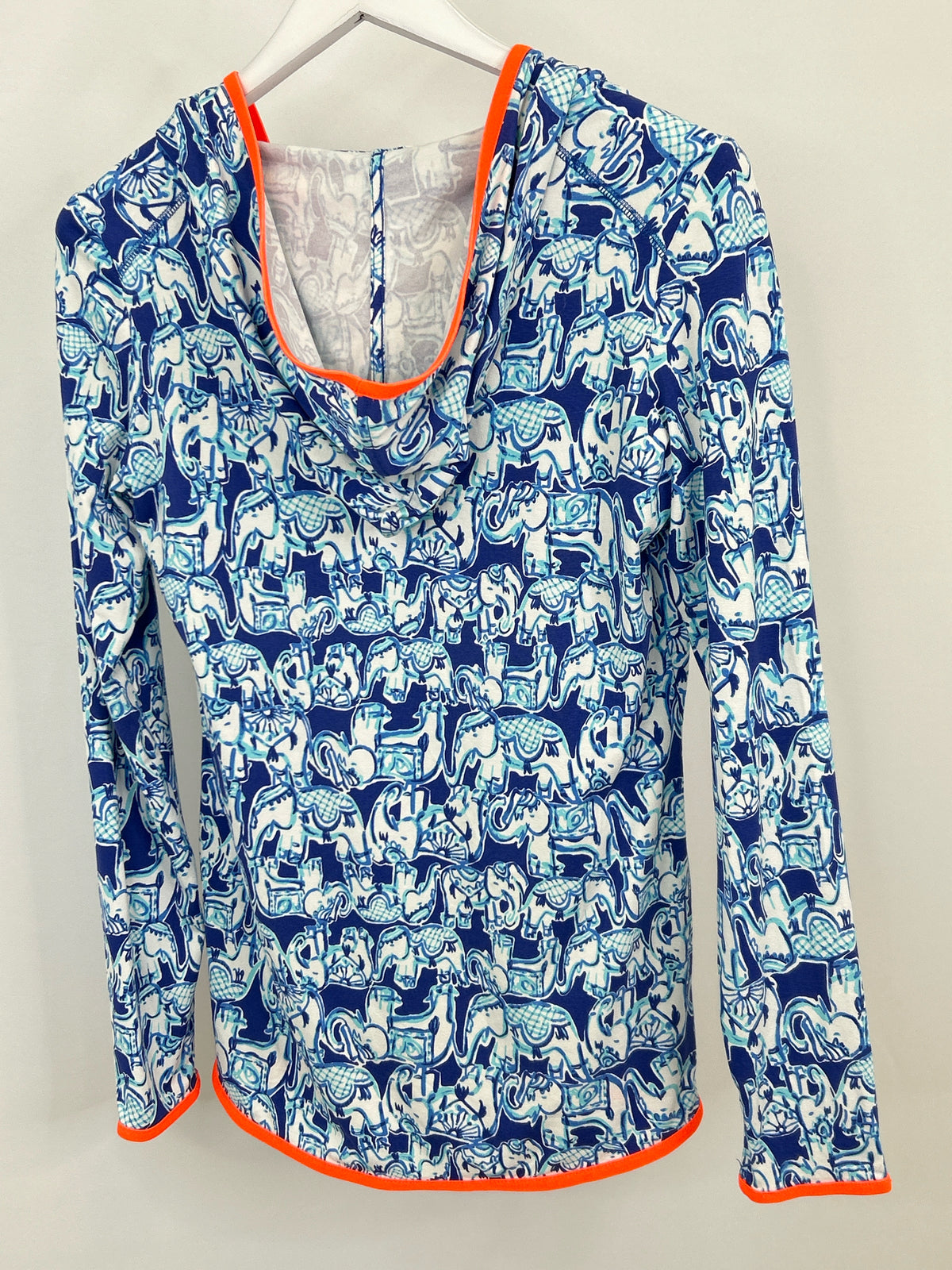 LILLY PULITZER Size S Blue Print Women Pullover