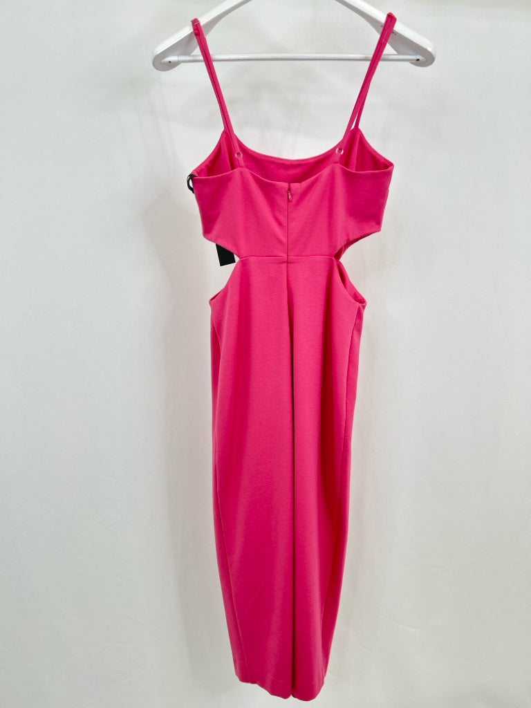 H:OURS Women Size M Rose Pink Haydon Cut Out Dress NWT