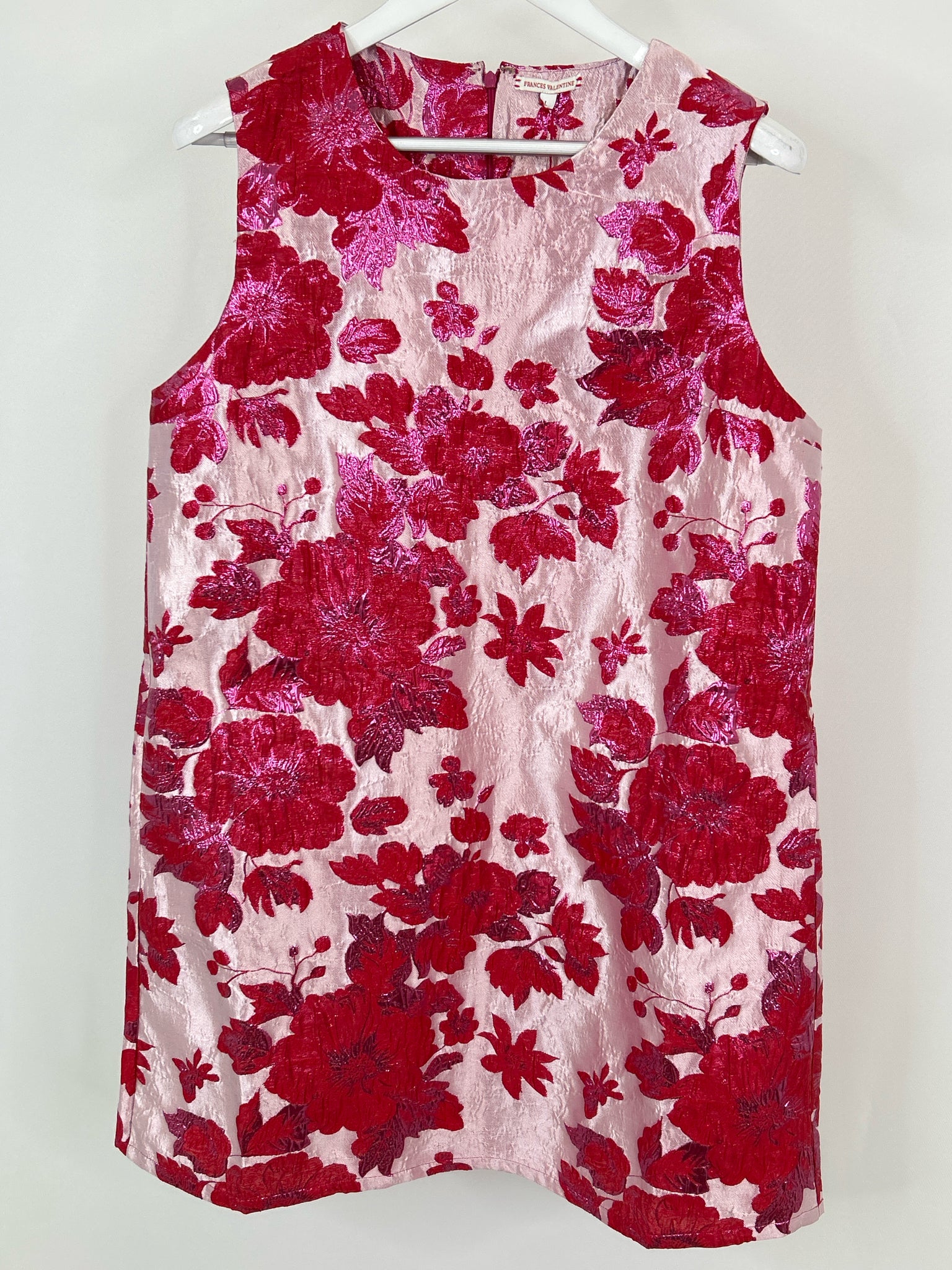 FRANCES VALENTINE Size L Pink and Red Women Dress