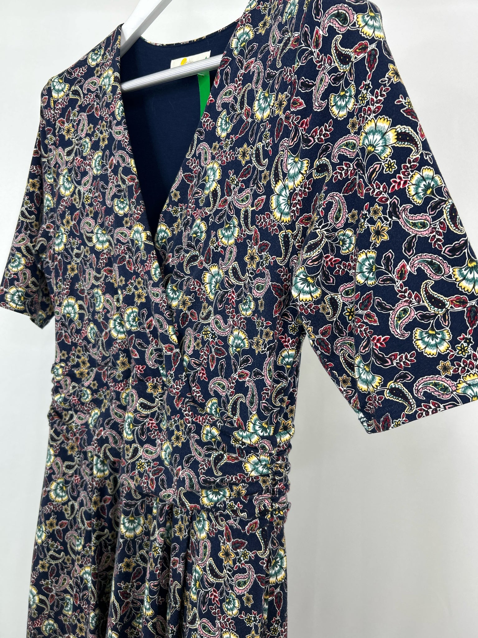 BODEN Size 10R Navy Print Women's Dress