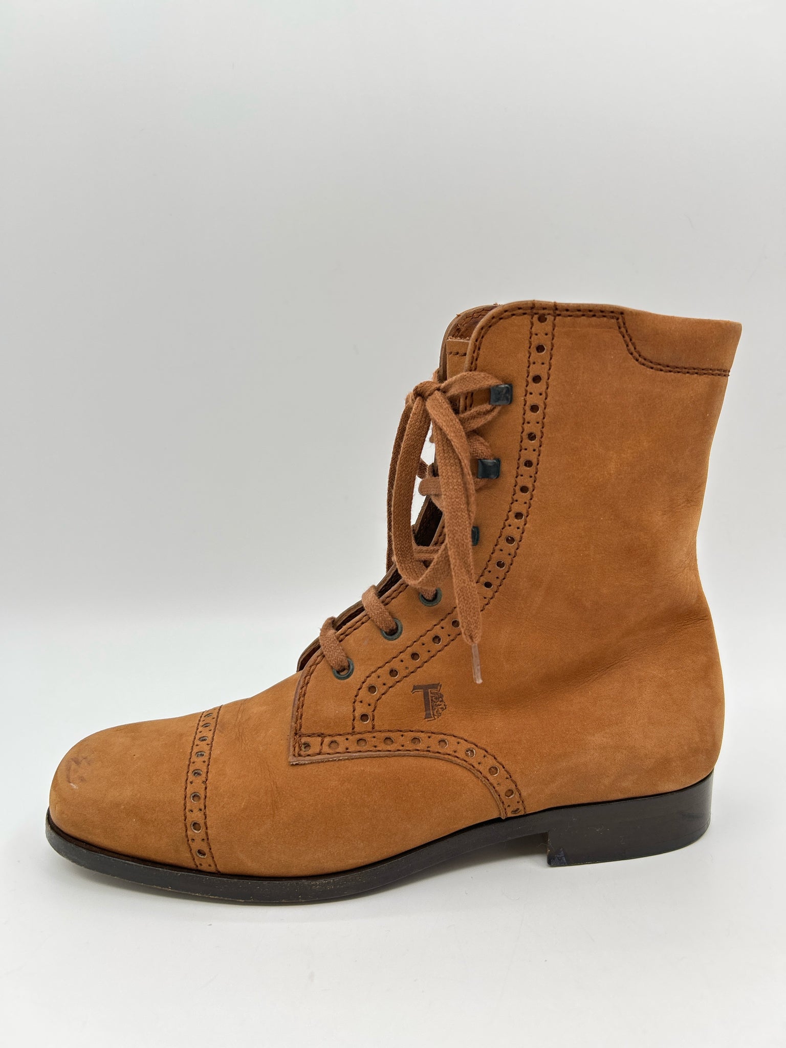 TOD'S Size 36 Brown Women Booties