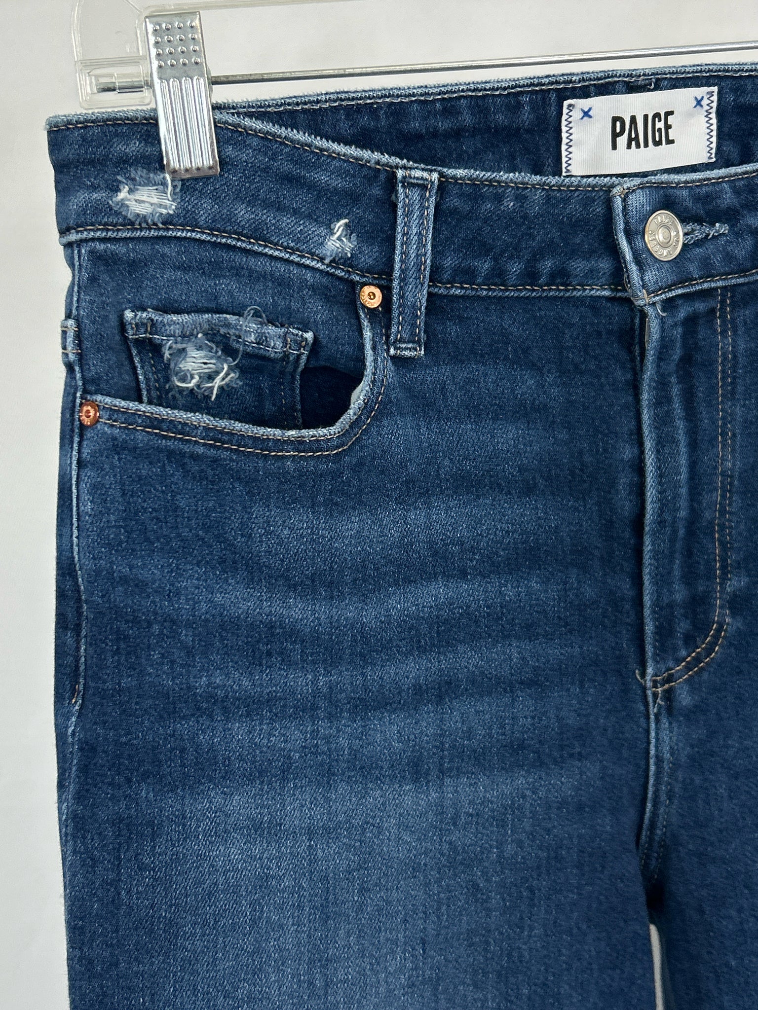 PAIGE Size 29/8 BLUE DENIM Women jeans