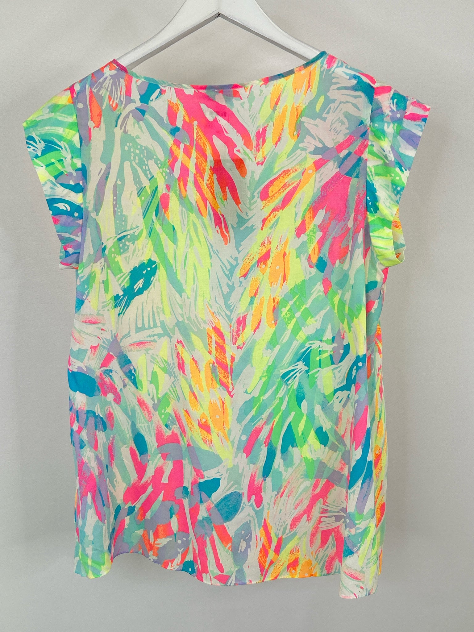 LILLY PULITZER Size S Pink Print Women Top NWT