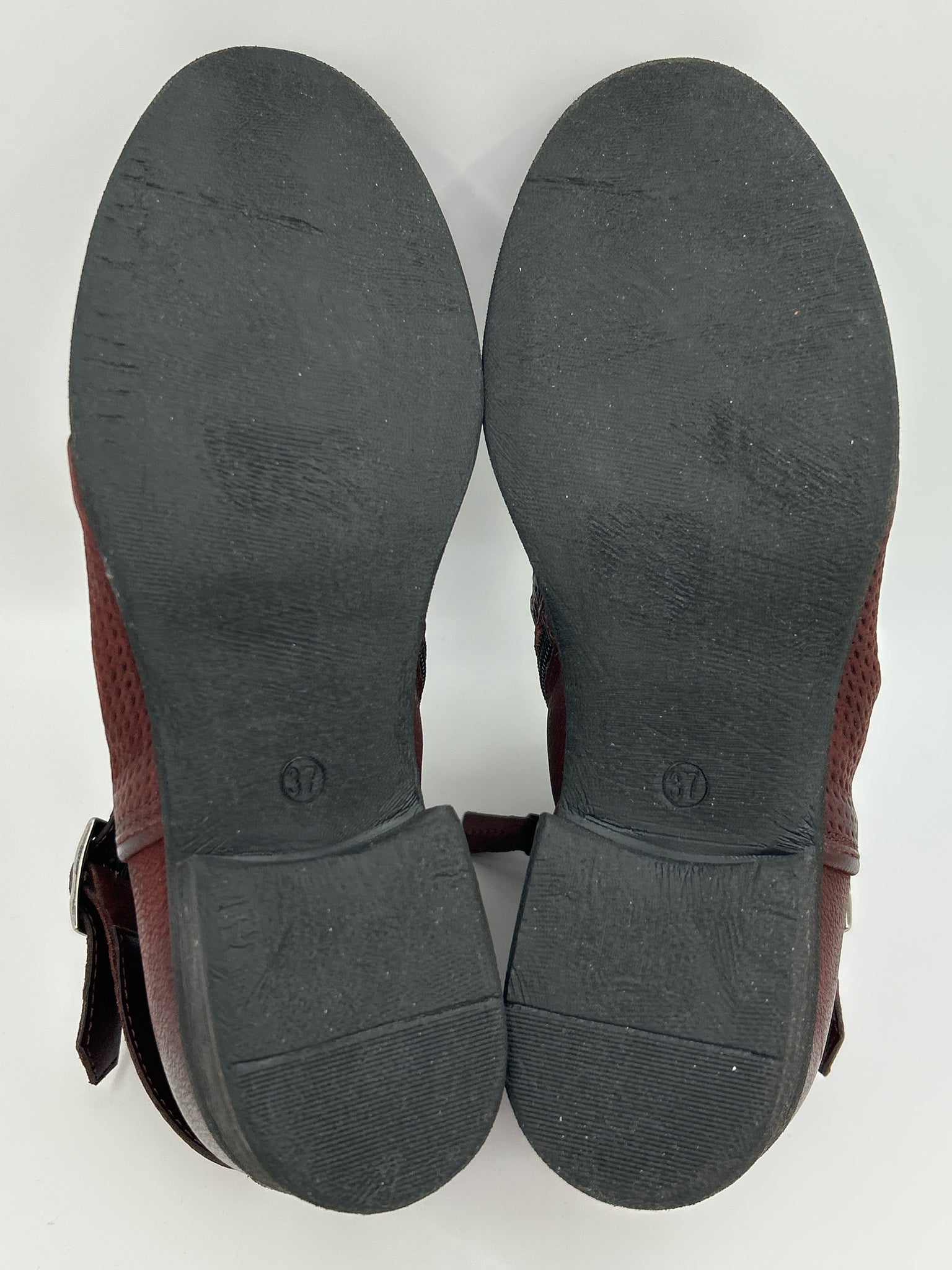 MIZ MOOZ EU Size 37 US 6.5/7 Merlot Women Booties