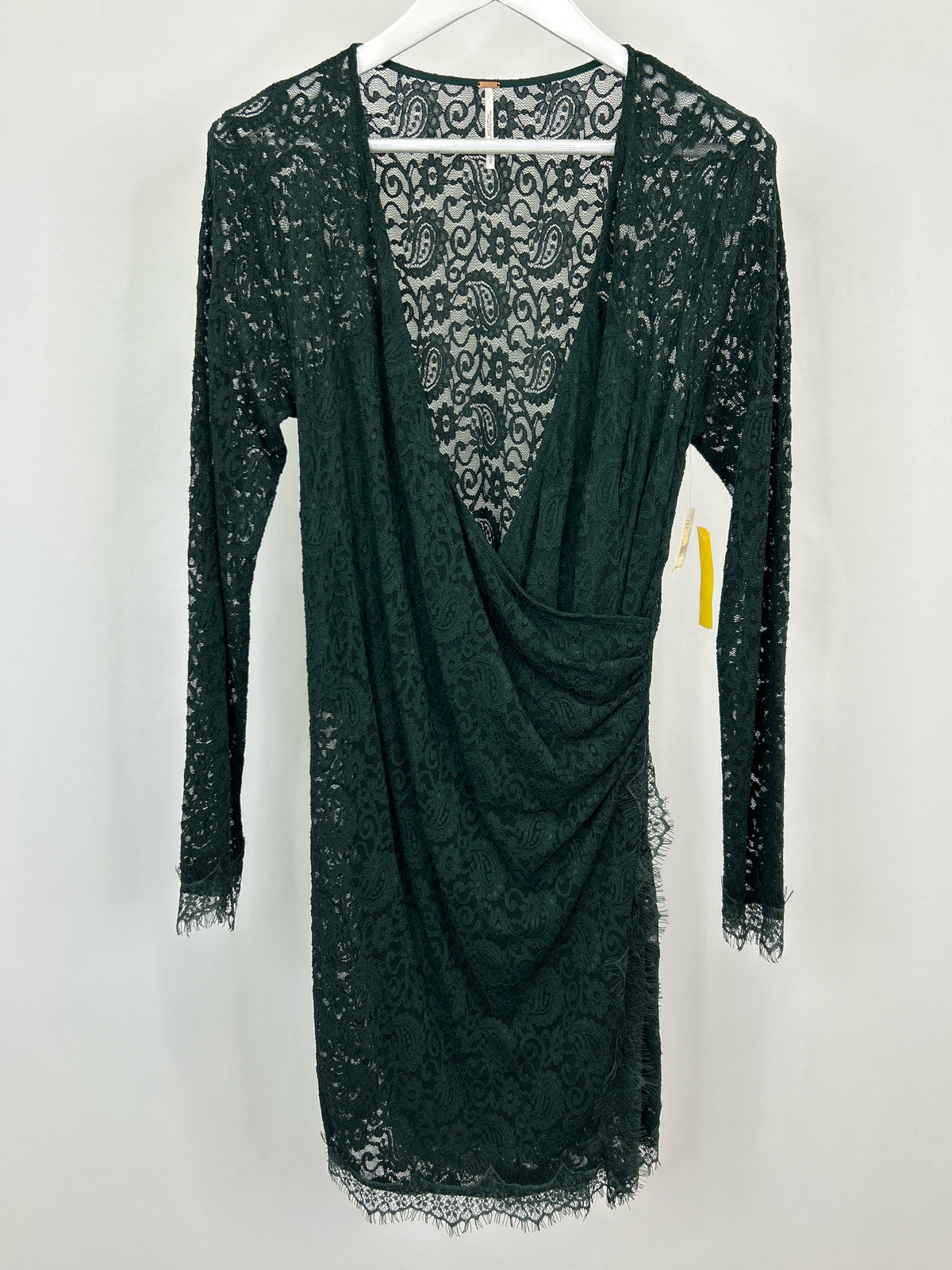 FREE PEOPLE Size L Green Women Dress