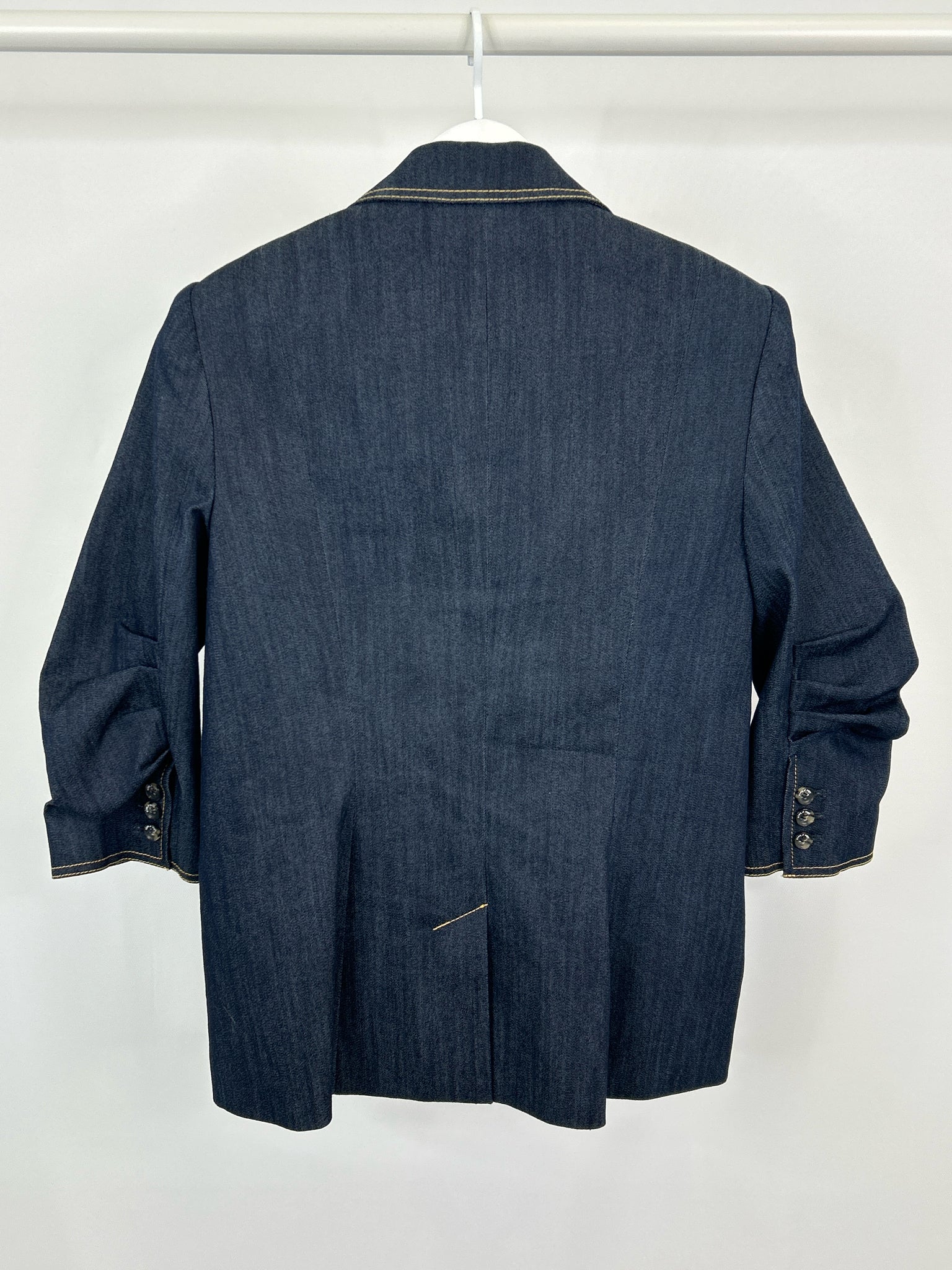 5a7 cinq a sept NWT Size 6 BLUE DENIM Women Blazer