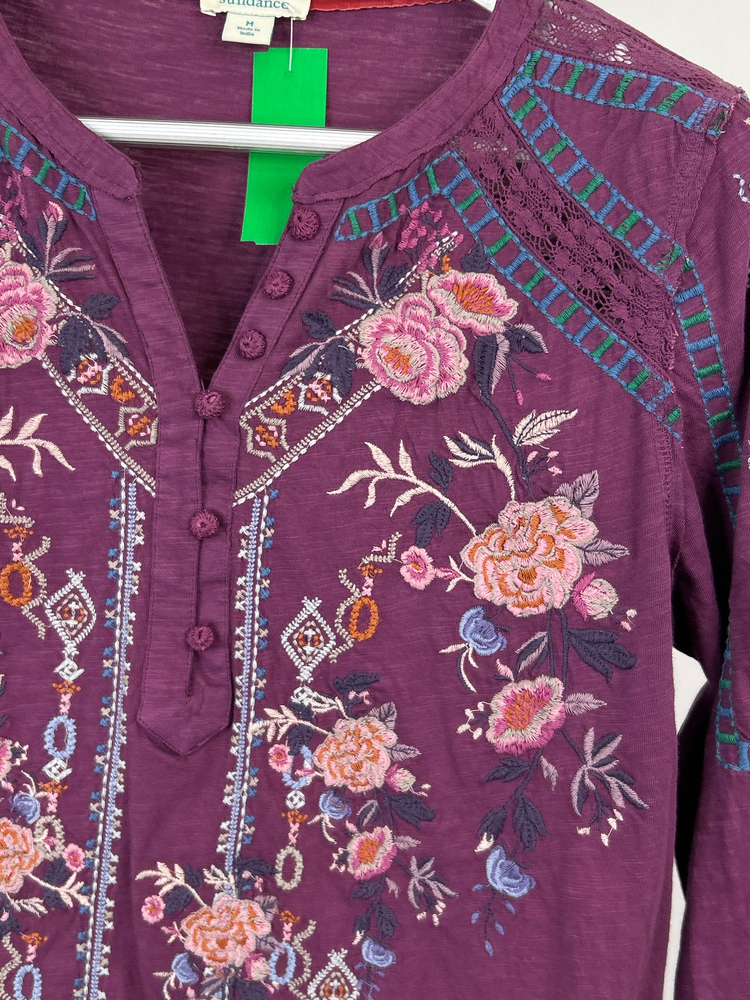 SUNDANCE Size M Purple Women Top