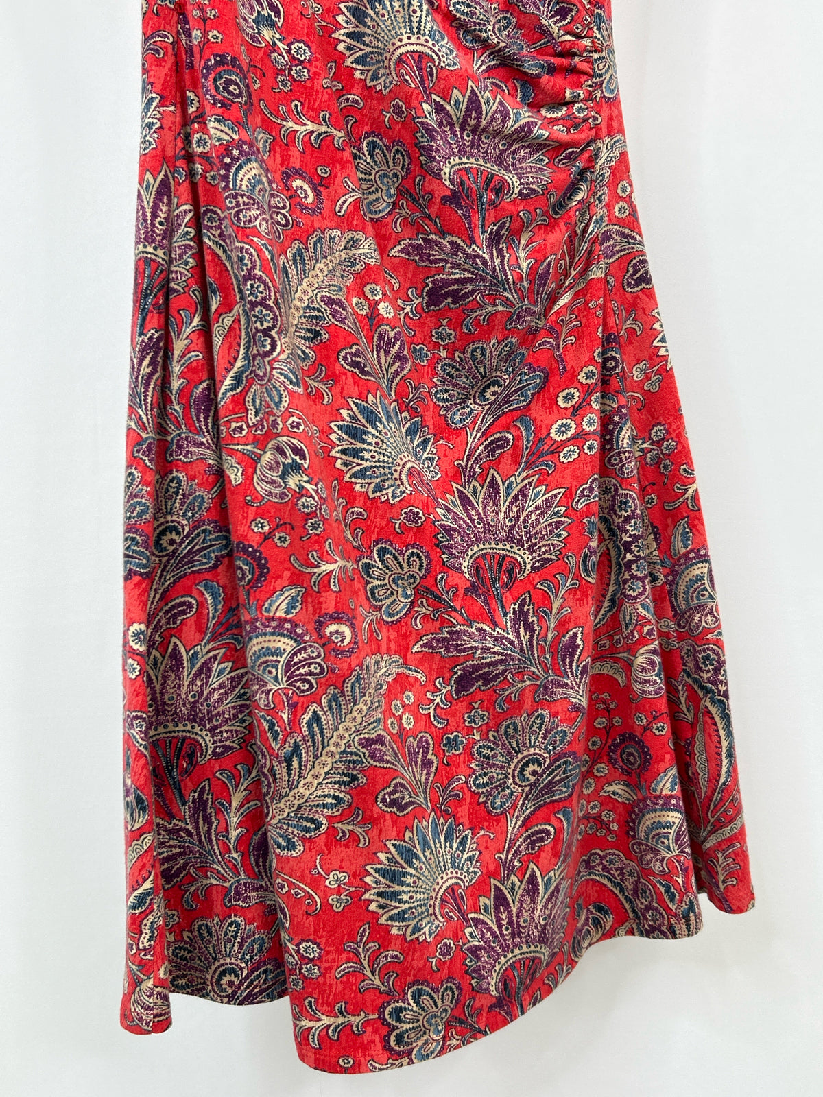 Lauren Ralph Lauren Size M Red Print Women Dress