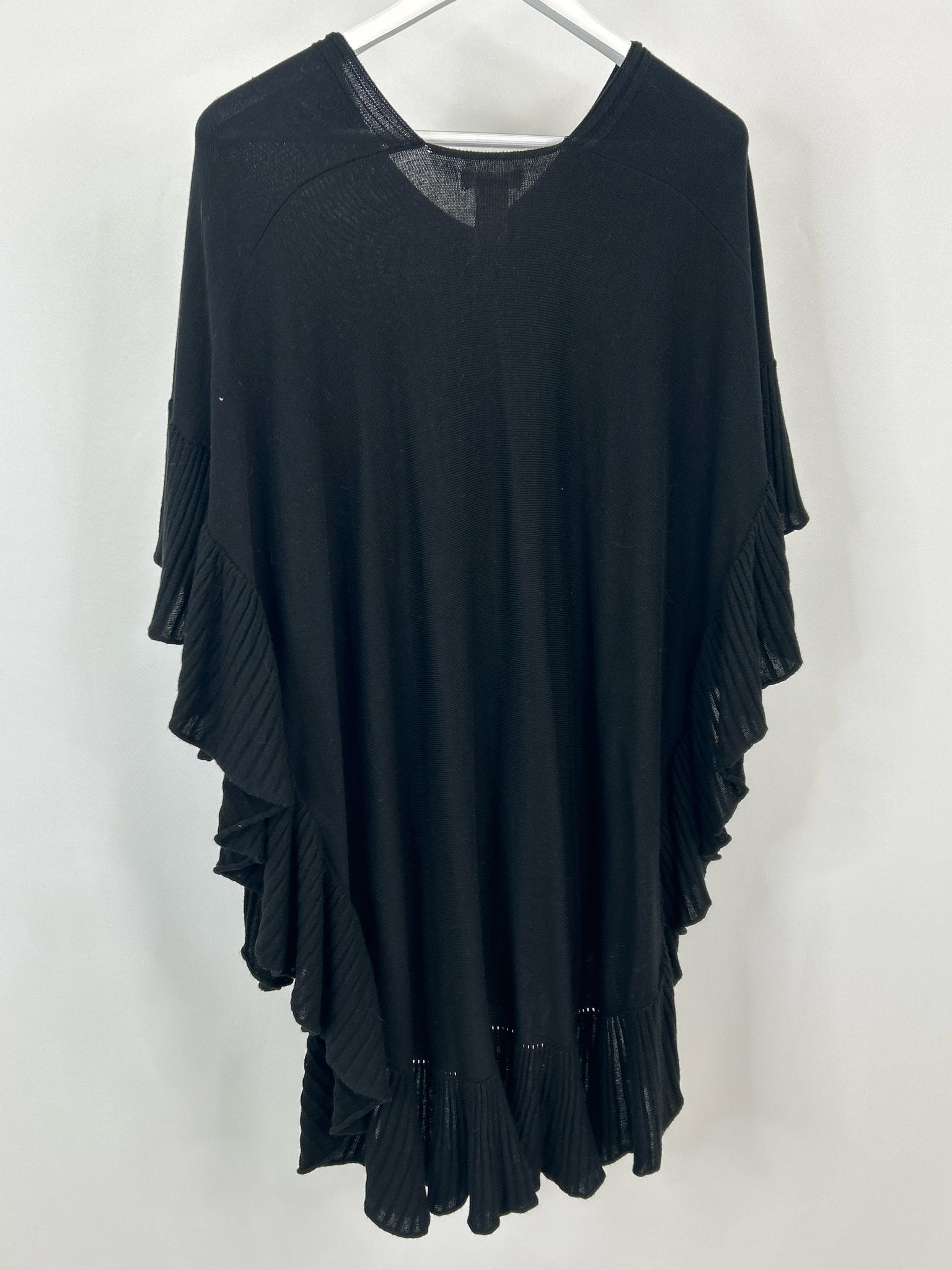 MAX STUDIO Size One Size Black Women Poncho NWT