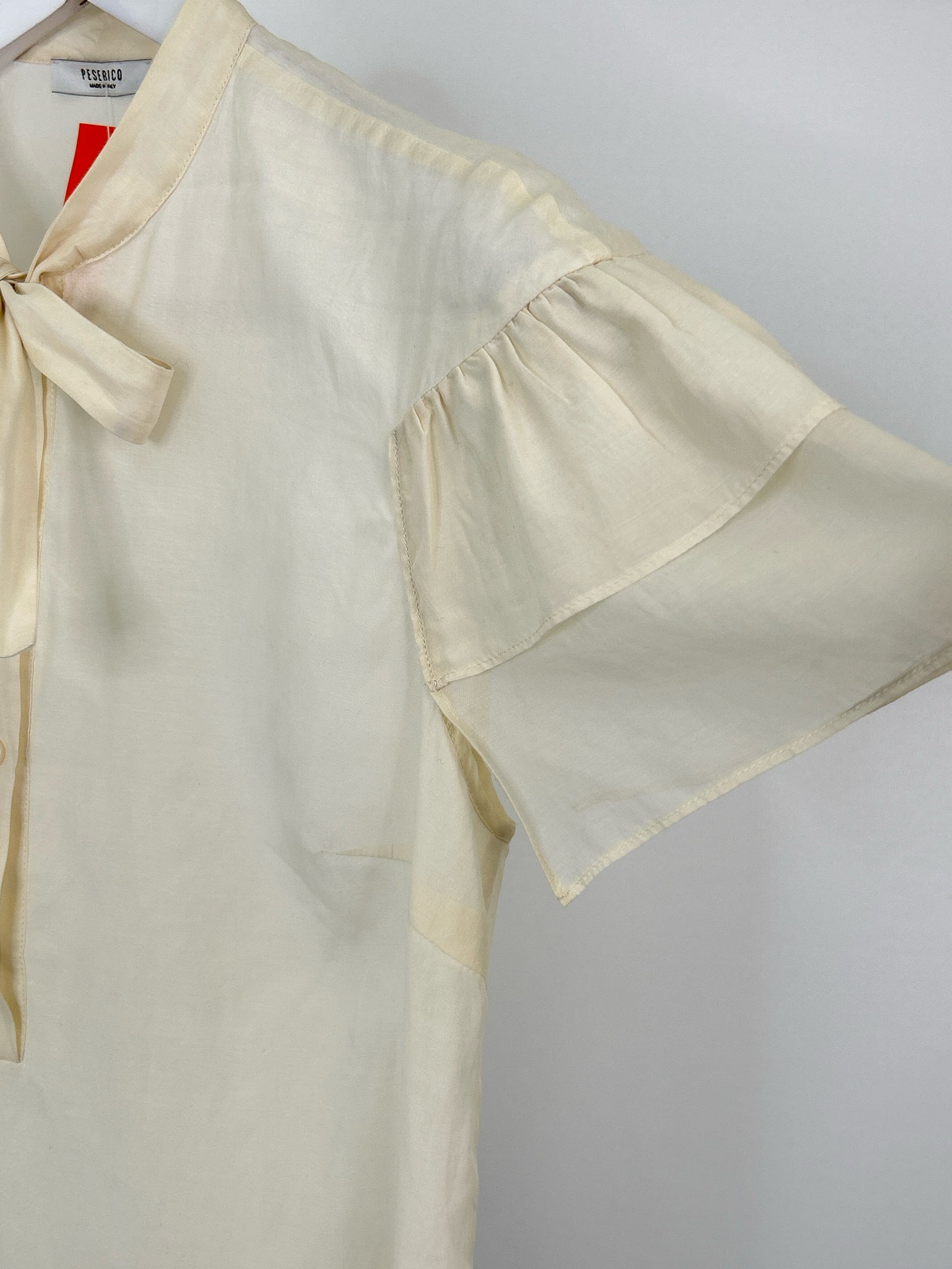 PESERICO Size XS Cream Women Top