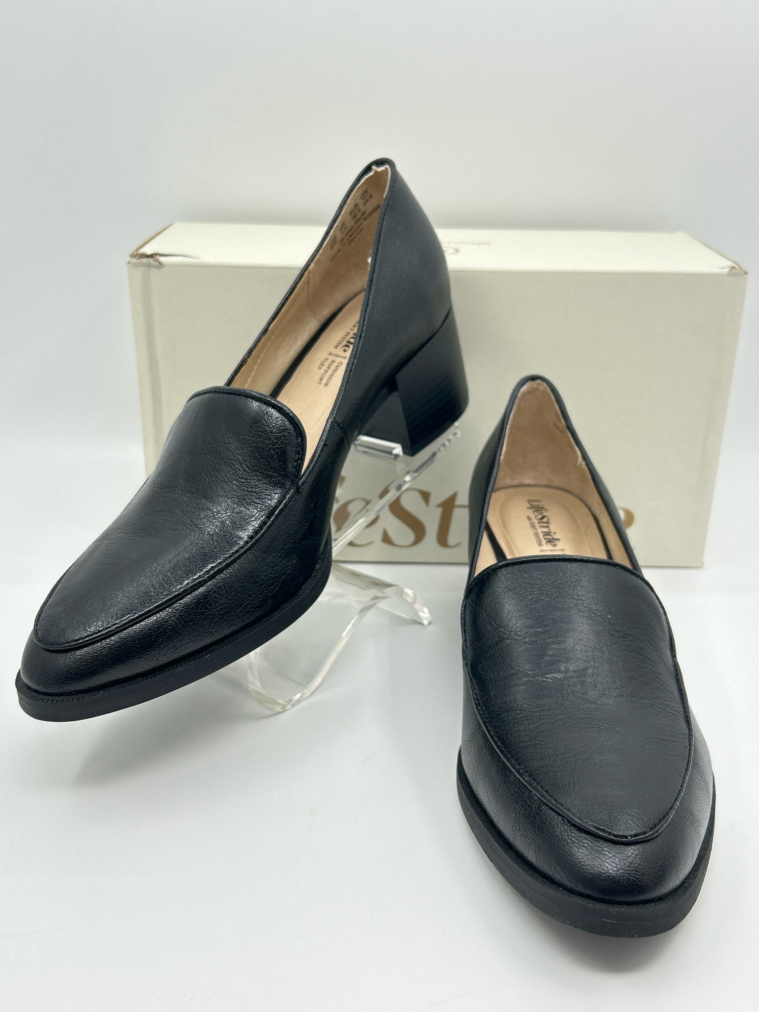 LIFESTRIDE Size 8W Black Women Pumps