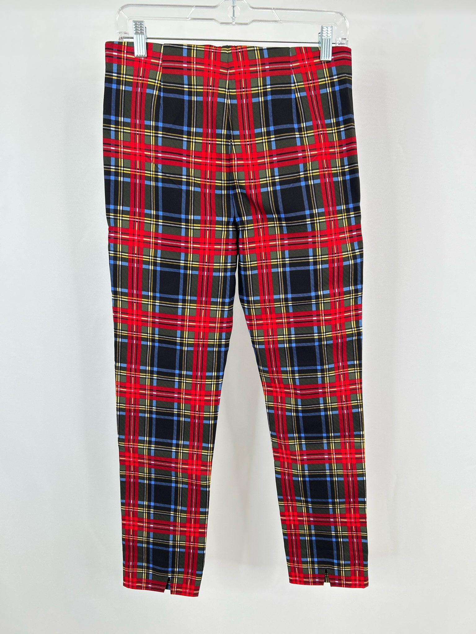 GRETCHEN SCOTT Size L Red Plaid Women Pants NWT
