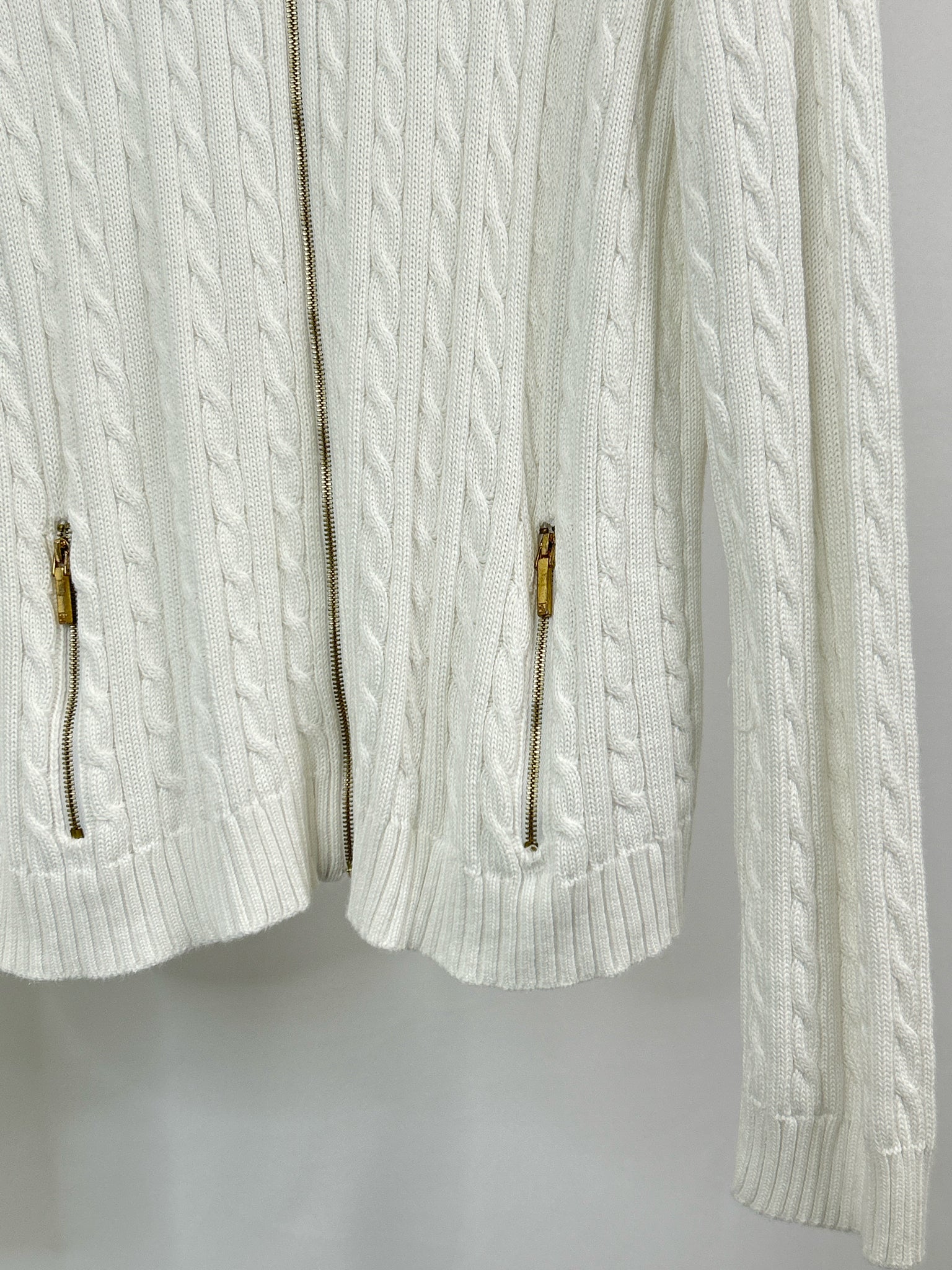 Lauren Ralph Lauren Size XL White Women Cardigan