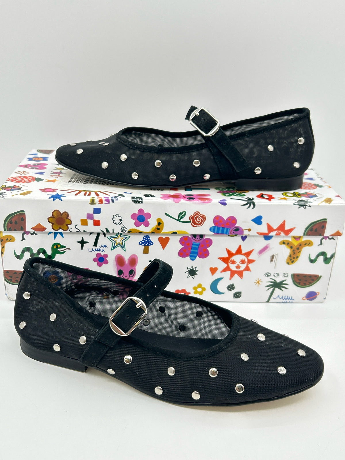 JEFFREY CAMPBELL Size 6 Black Women Flats