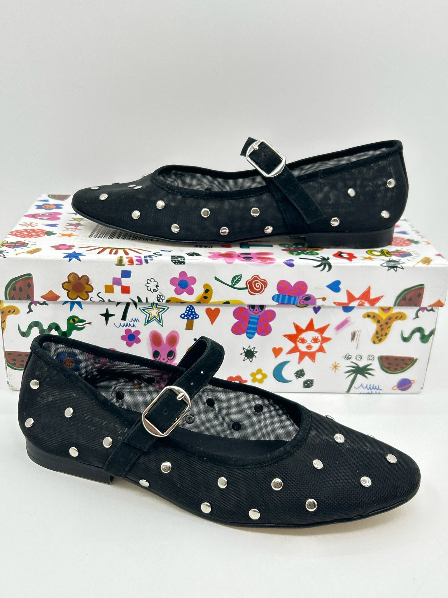 JEFFREY CAMPBELL Size 6 Black Women Flats