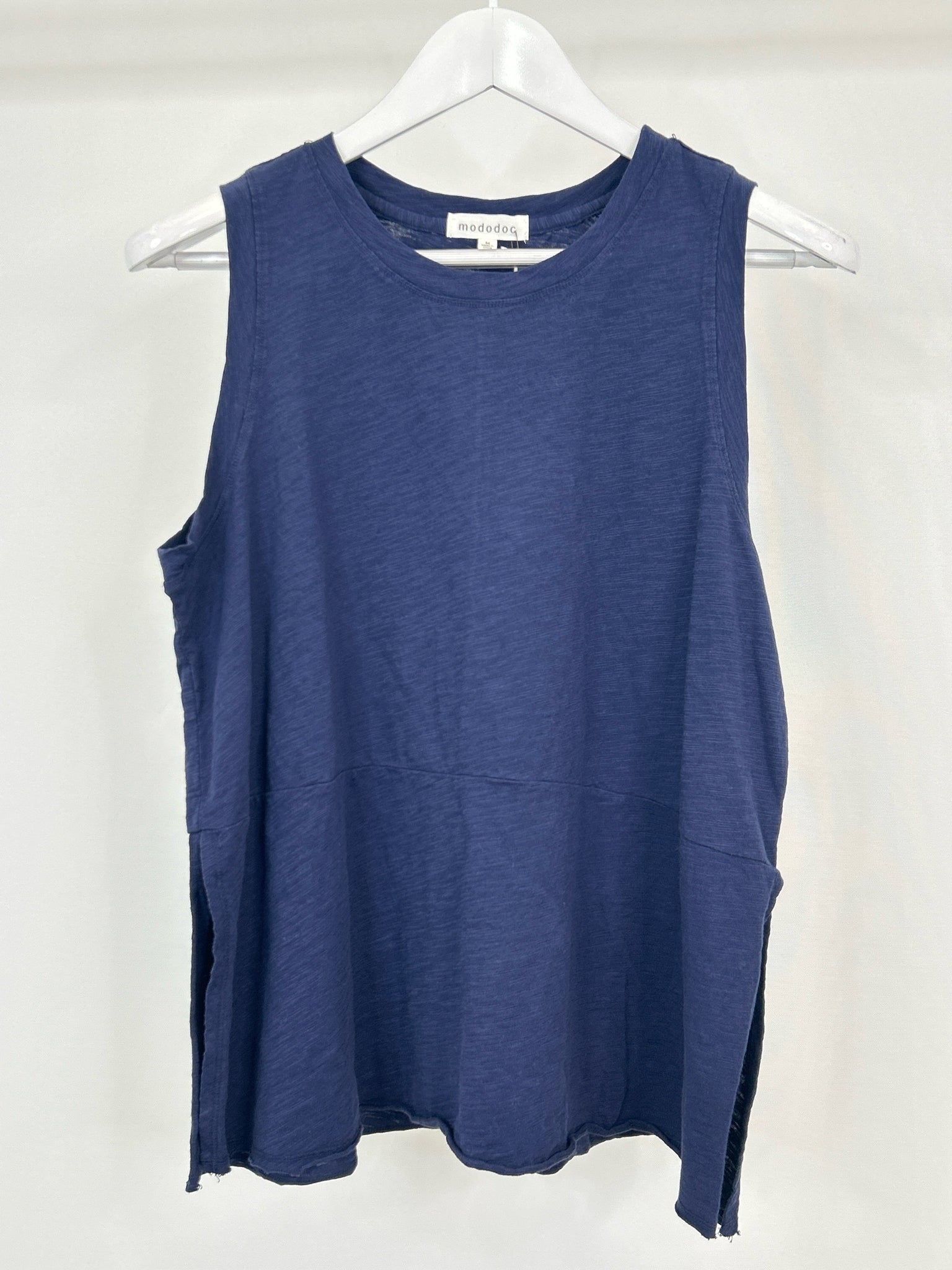 Mododoc NWT Size M Navy Women Tank Top