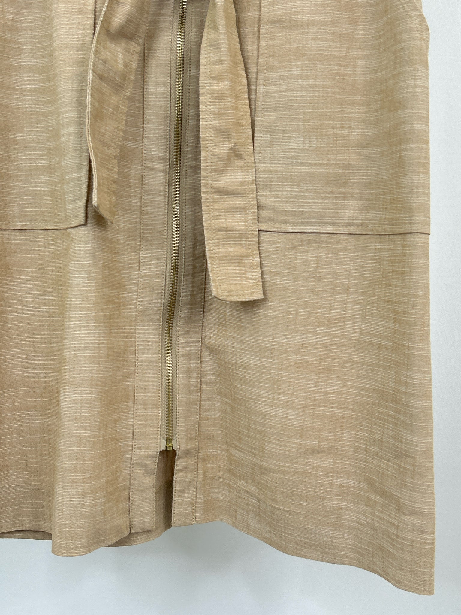 SHARAGANO Size 6P KHAKI Women Dress