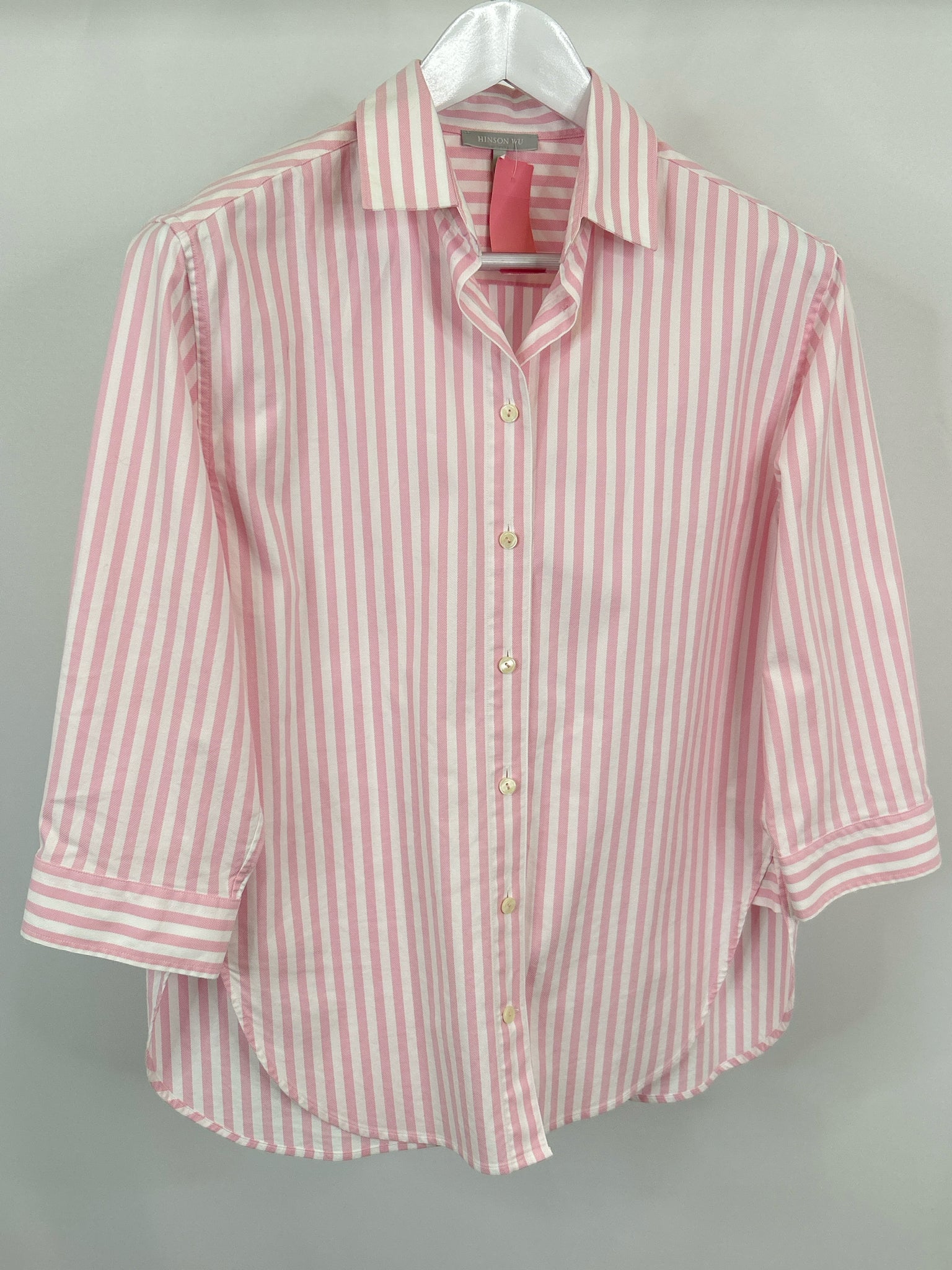 Hinson Wu Size S PINK AND WHITE Women Shirt